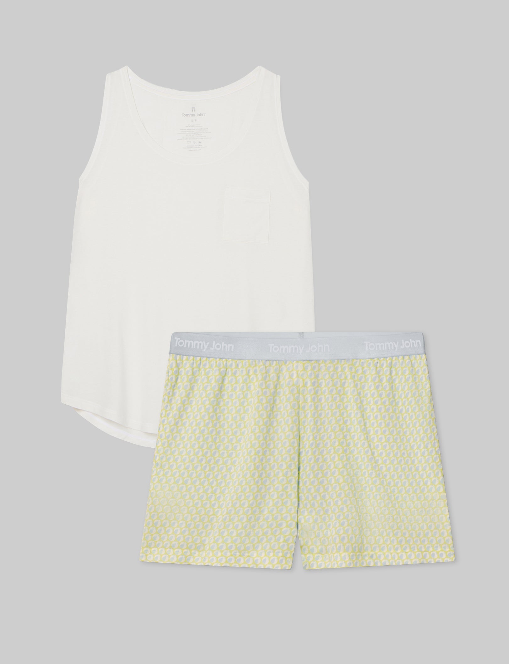 Women's Second Skin Sleep Pocket Tank & Short Set