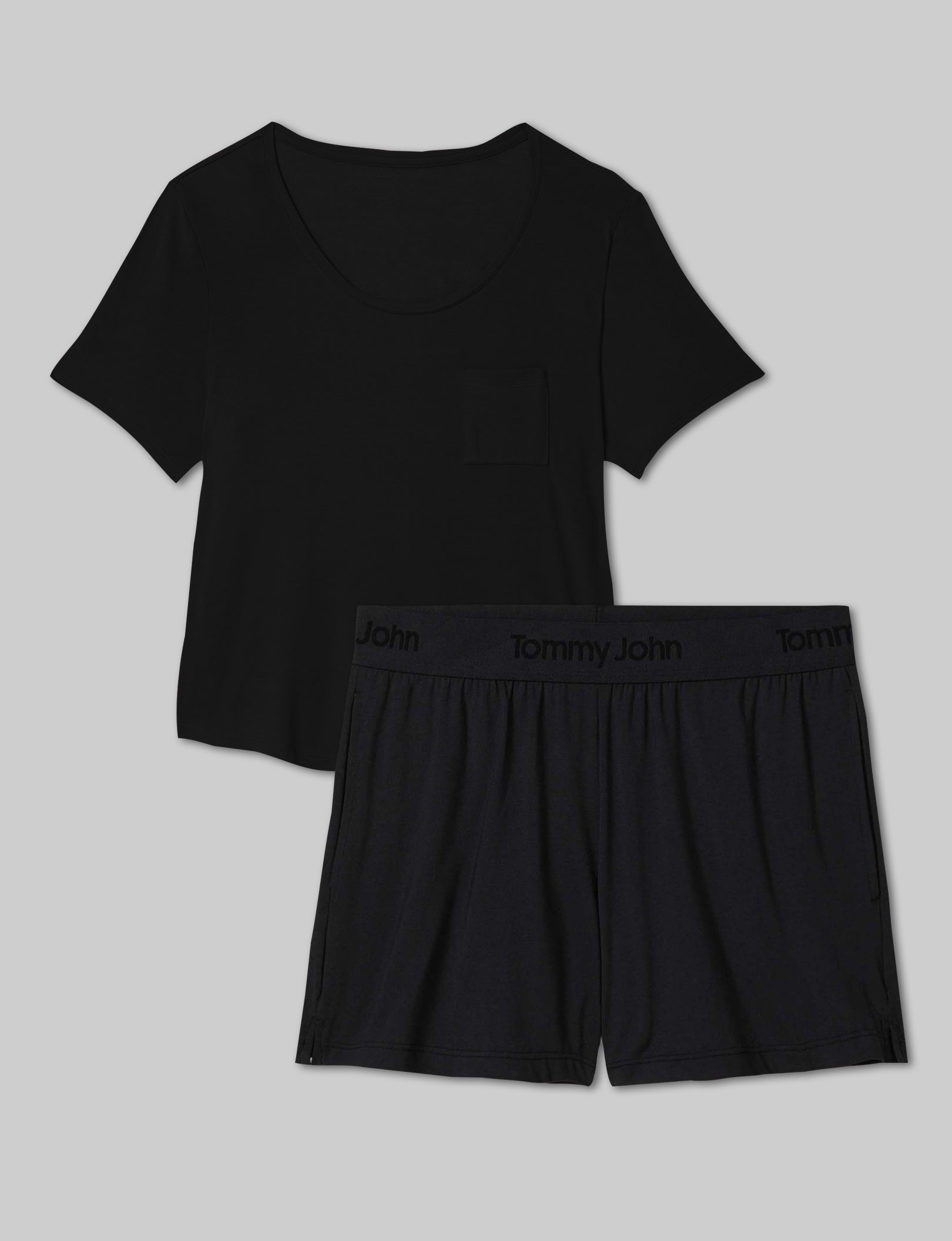 Women's Second Skin Sleep Tee & Short Set