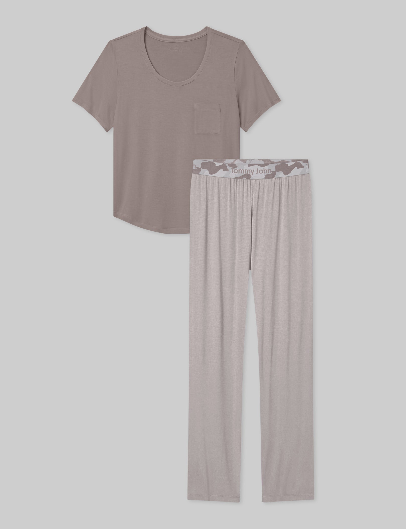 Women's Second Skin Sleep Pocket Tee & Pant Set