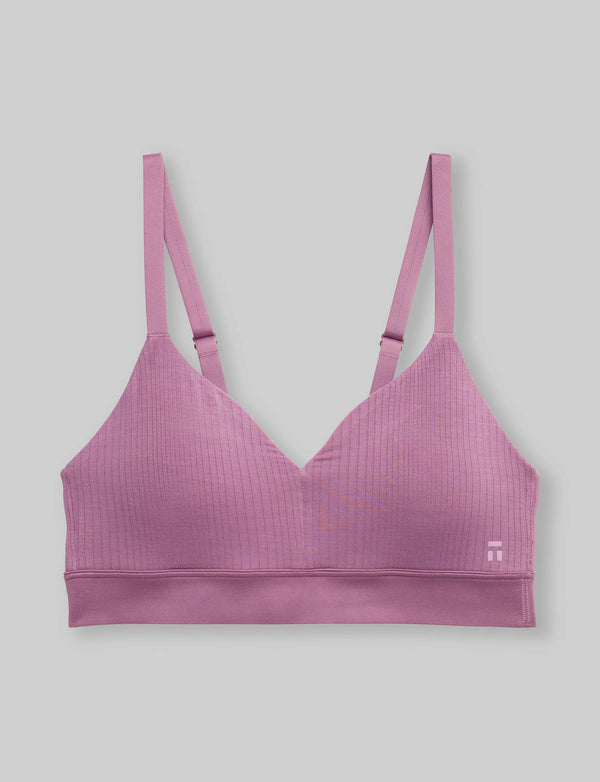 Second Skin Luxe Rib Triangle Bralette – Tommy John