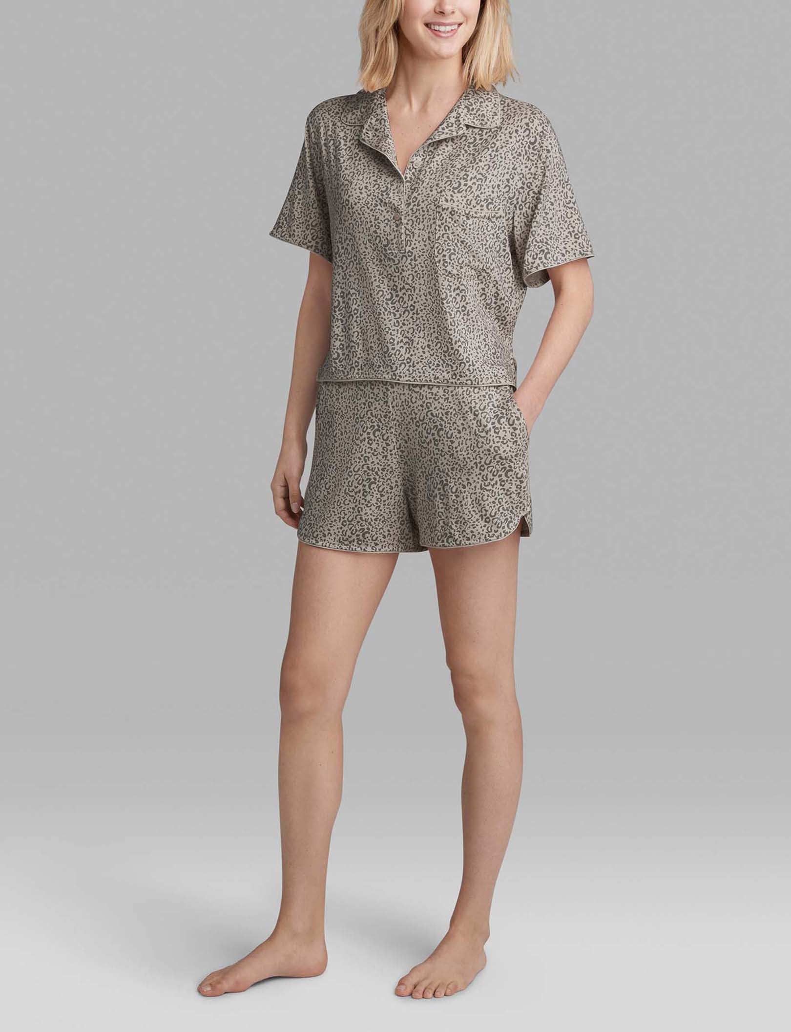 Women's Downtime Pajama Top & Short Set