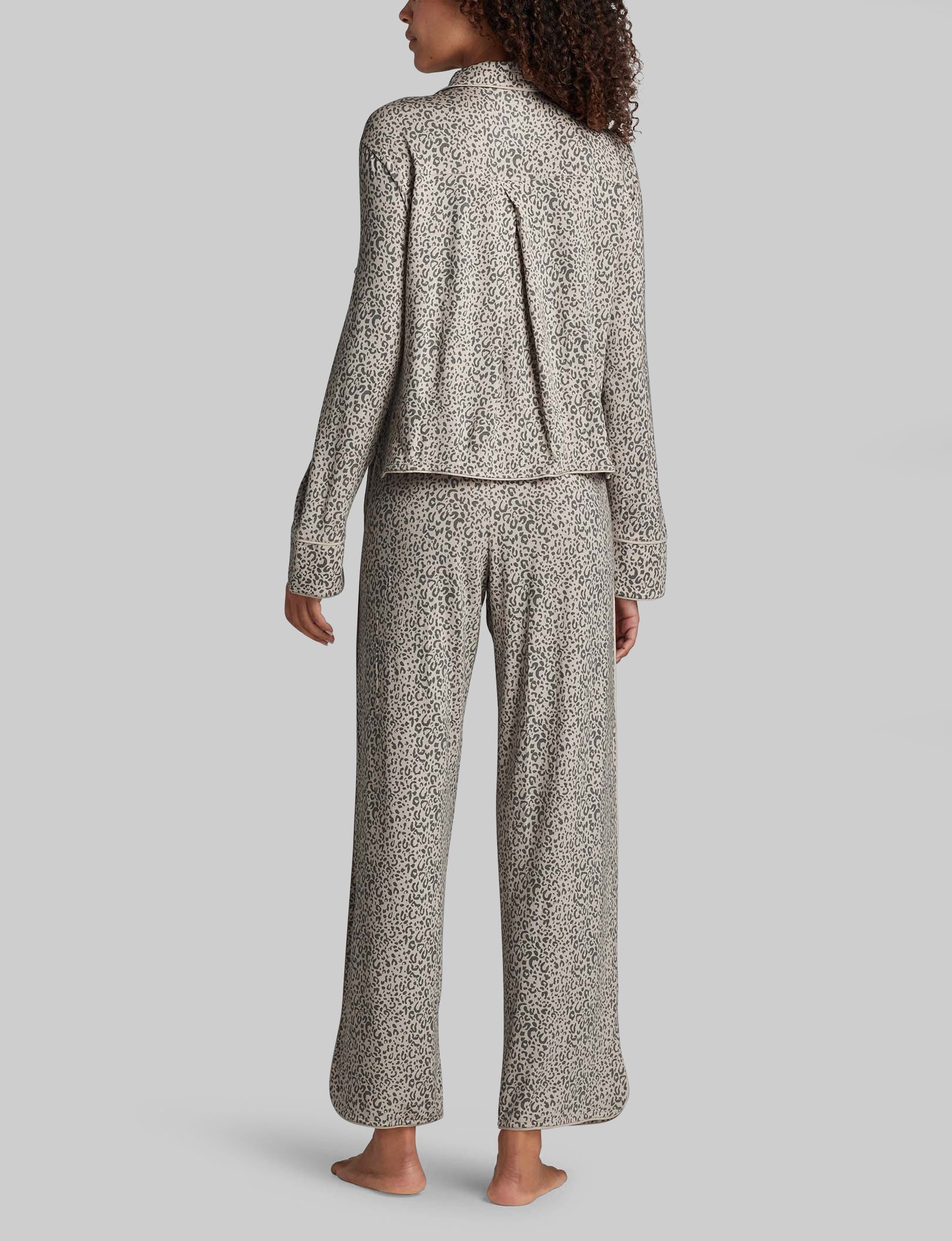 Women's Downtime Long Sleeve Pajama Top & Pant Set