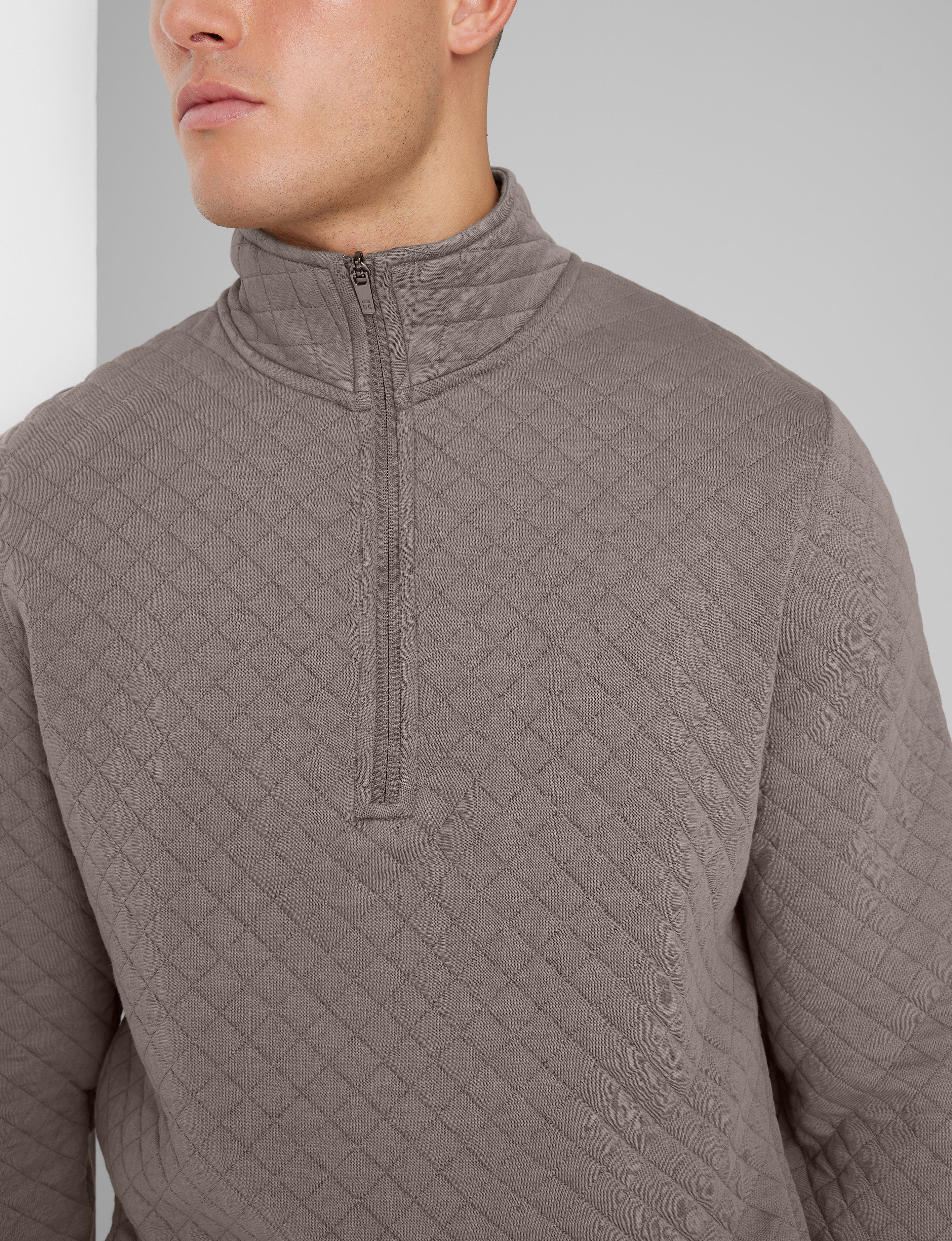 Quilted Quarter Zip
