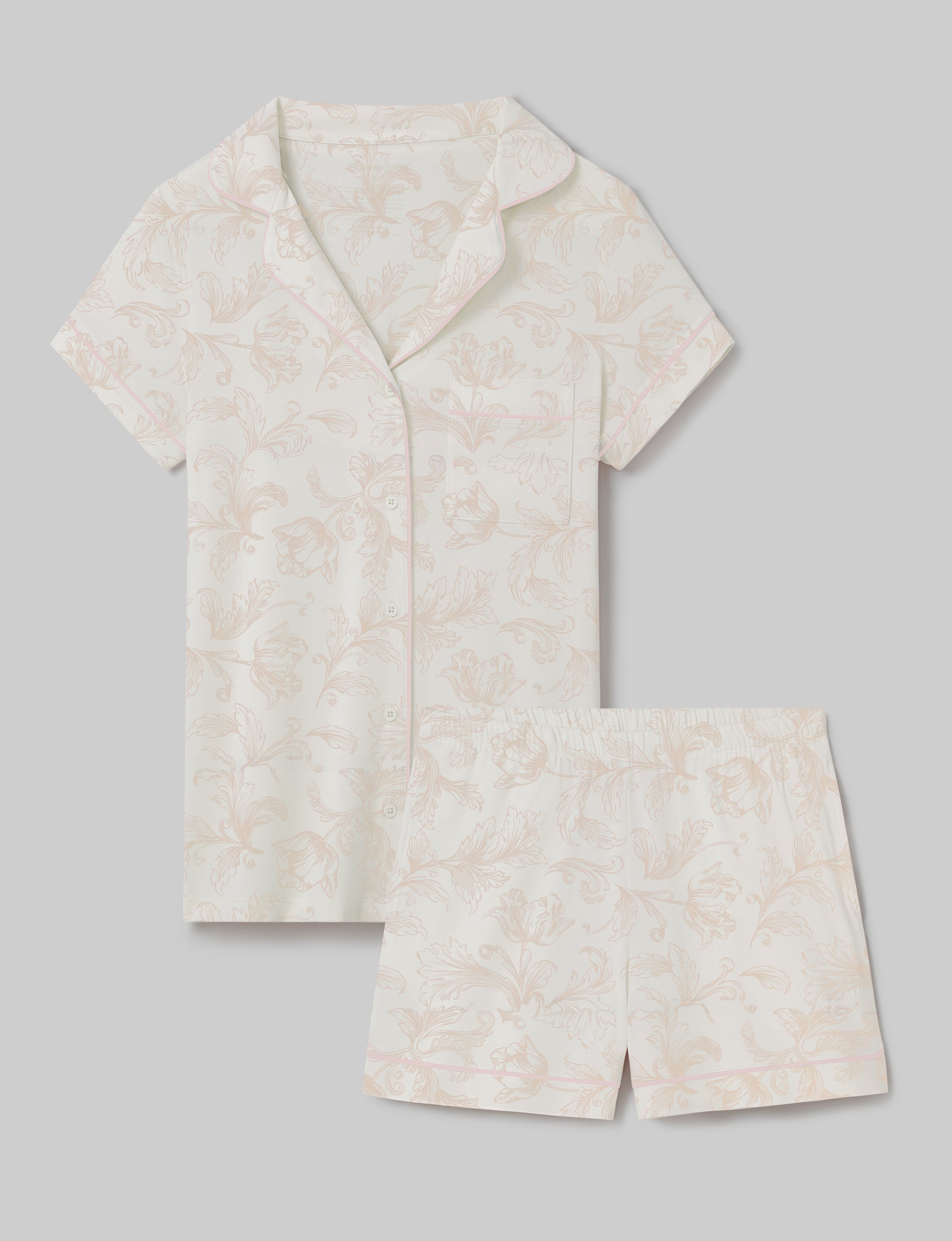 Women's Downtime Pajama Top & Short Set