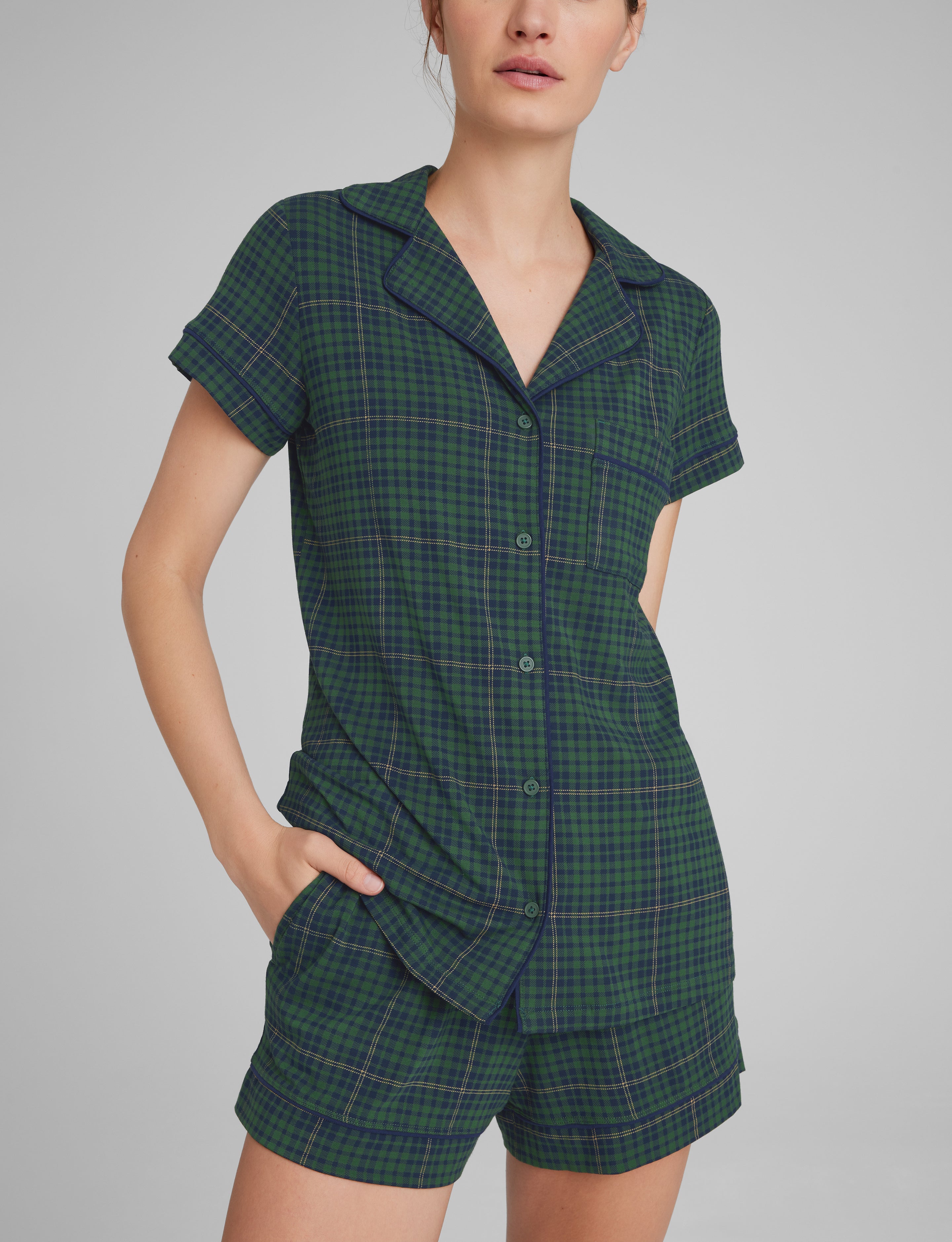 Women's Downtime Pajama Top & Short Set