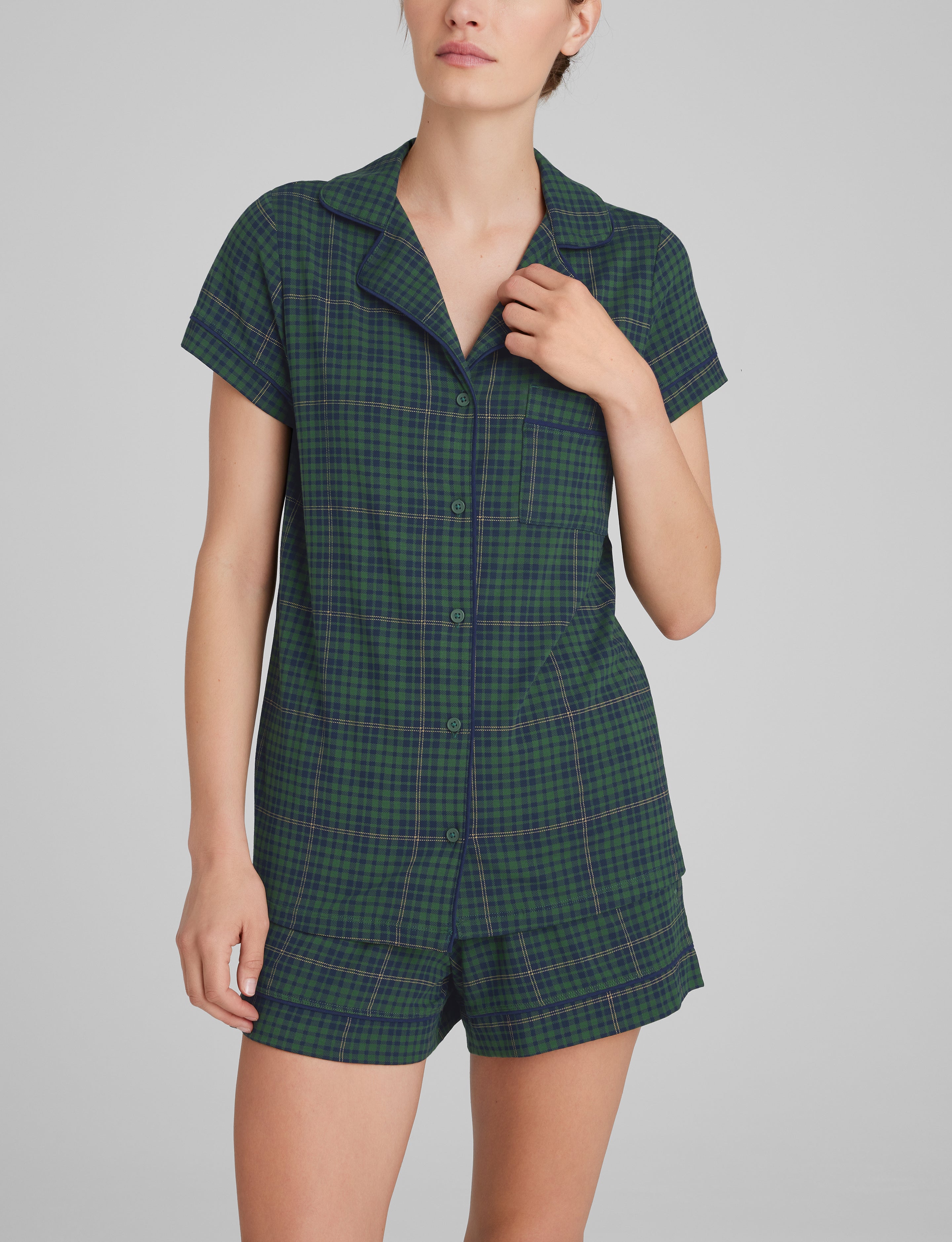 Women's Downtime Pajama Top & Short Set