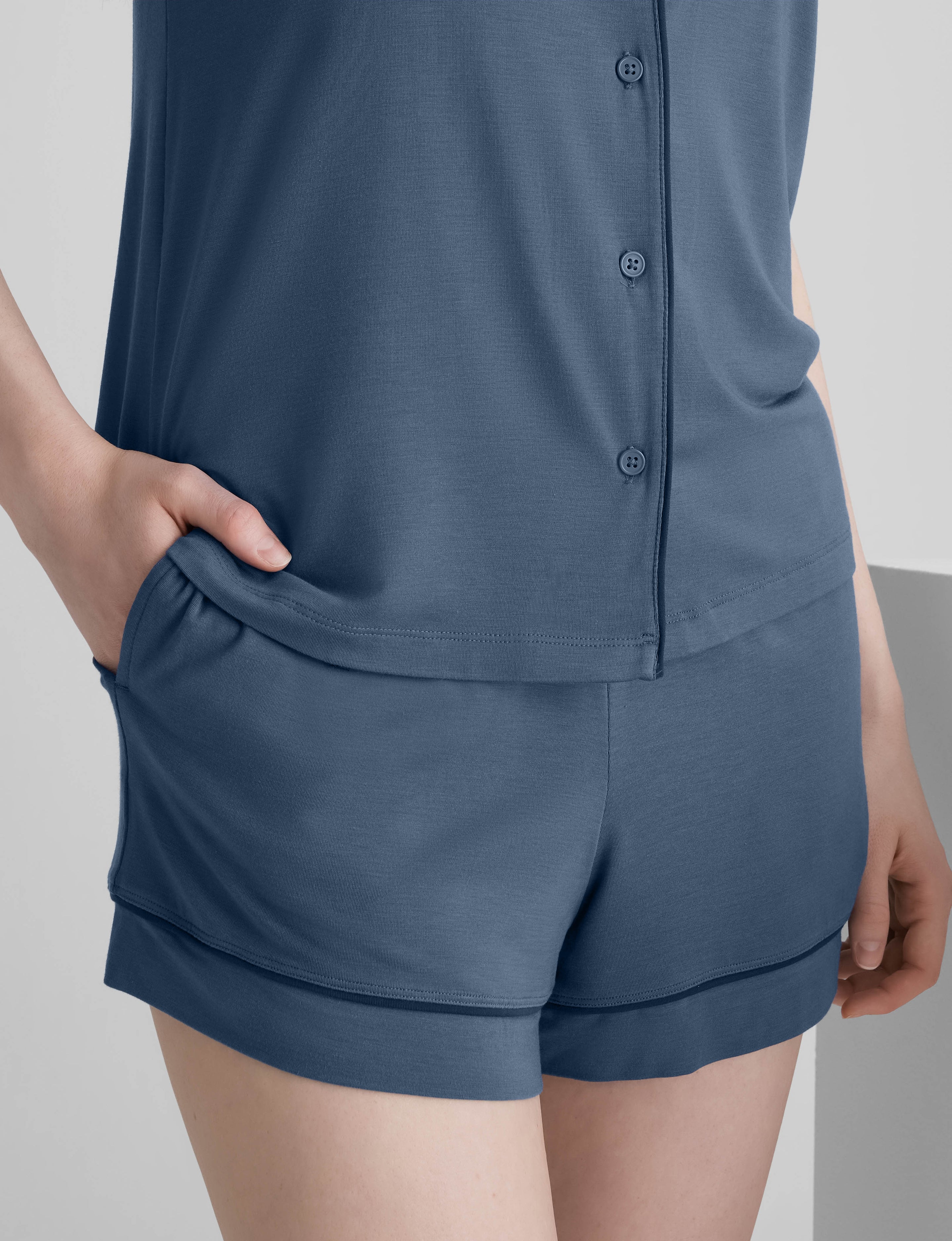 Women's Downtime Pajama Top & Short Set