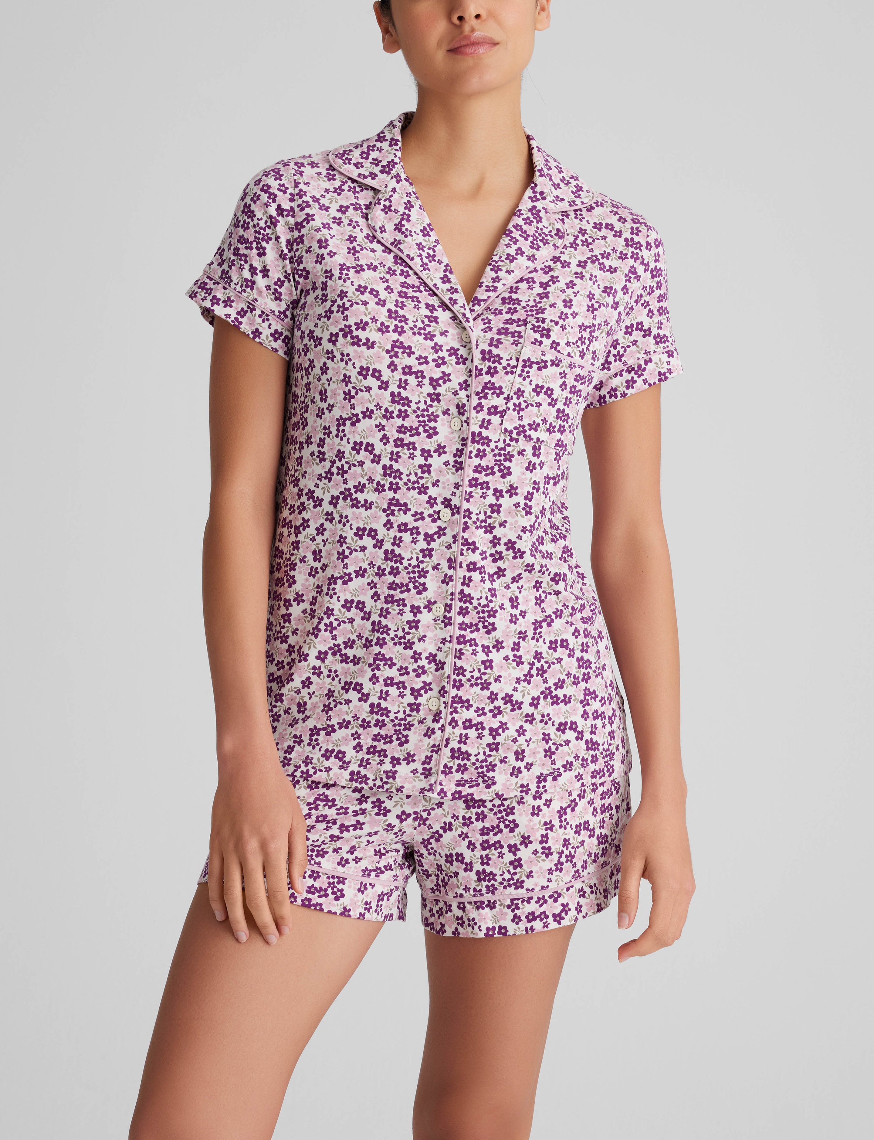 Women's Downtime Pajama Top & Short Set
