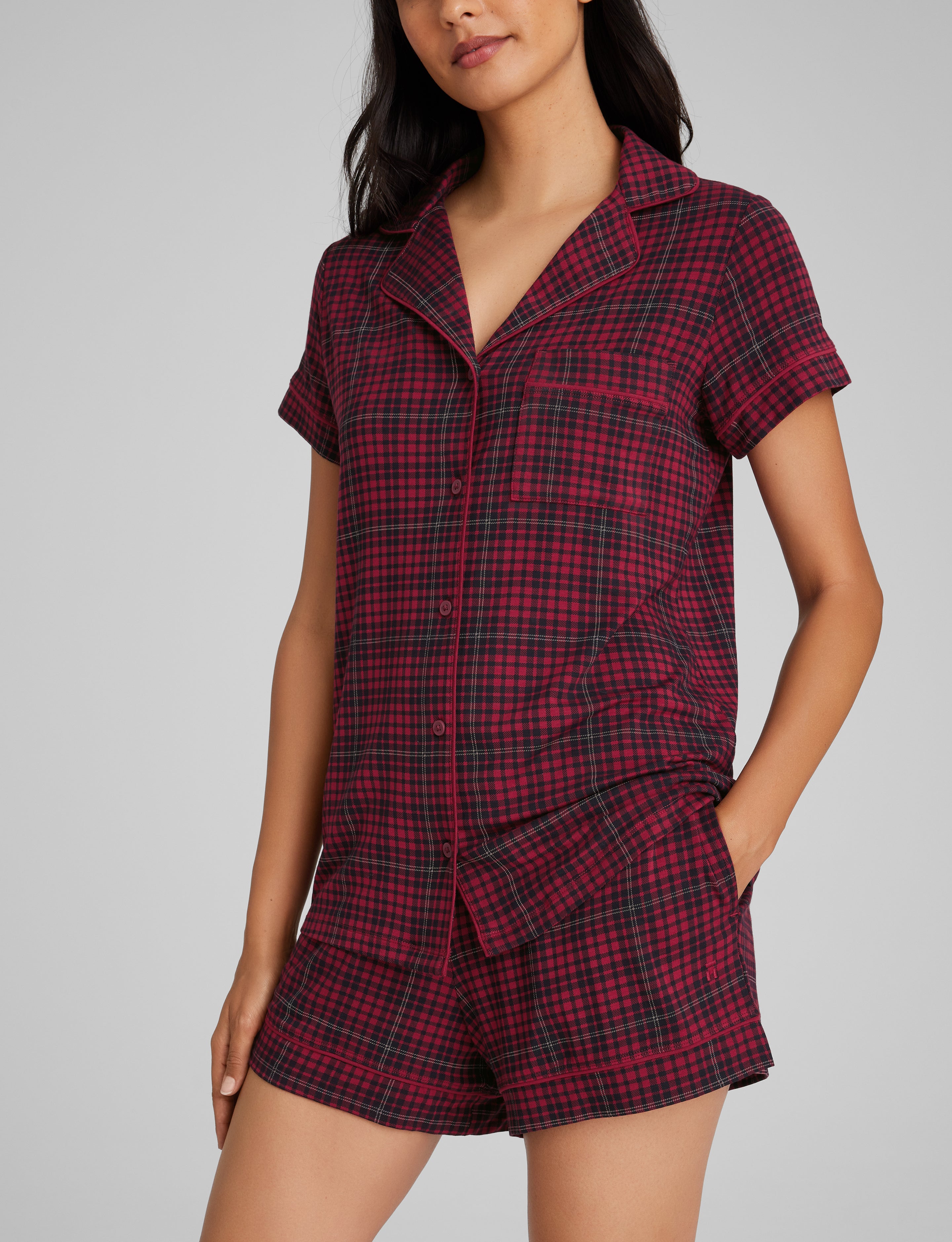 Women's Downtime Pajama Top & Short Set