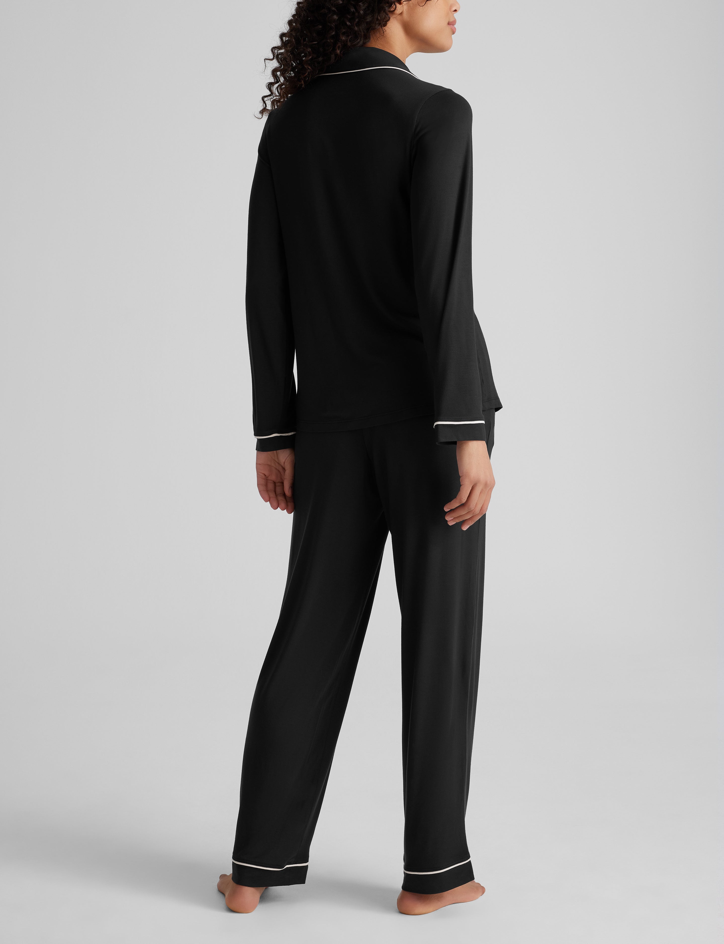 Women's Downtime Long Sleeve Pajama Top & Pant Set