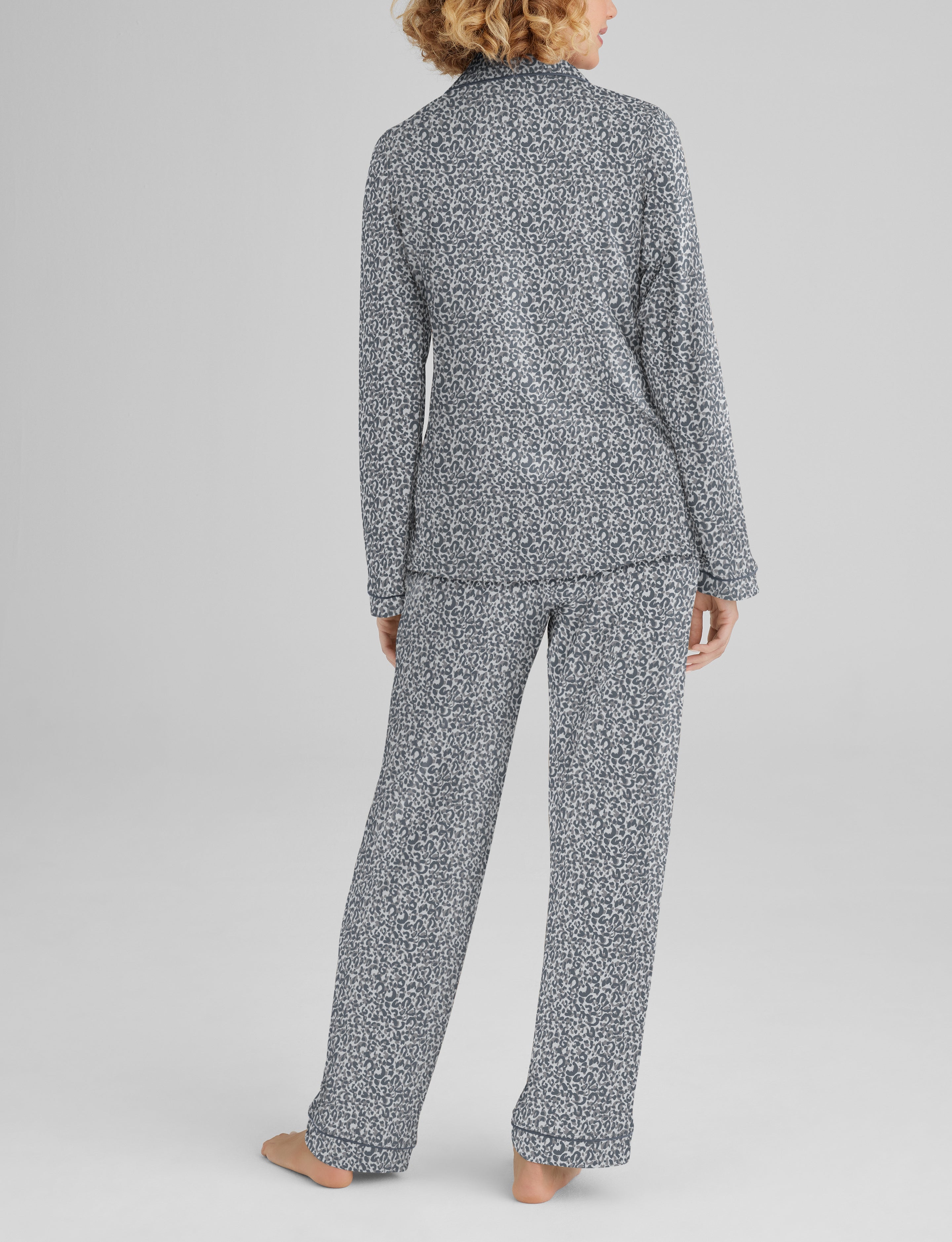 Women's Downtime Long Sleeve Pajama Top & Pant Set