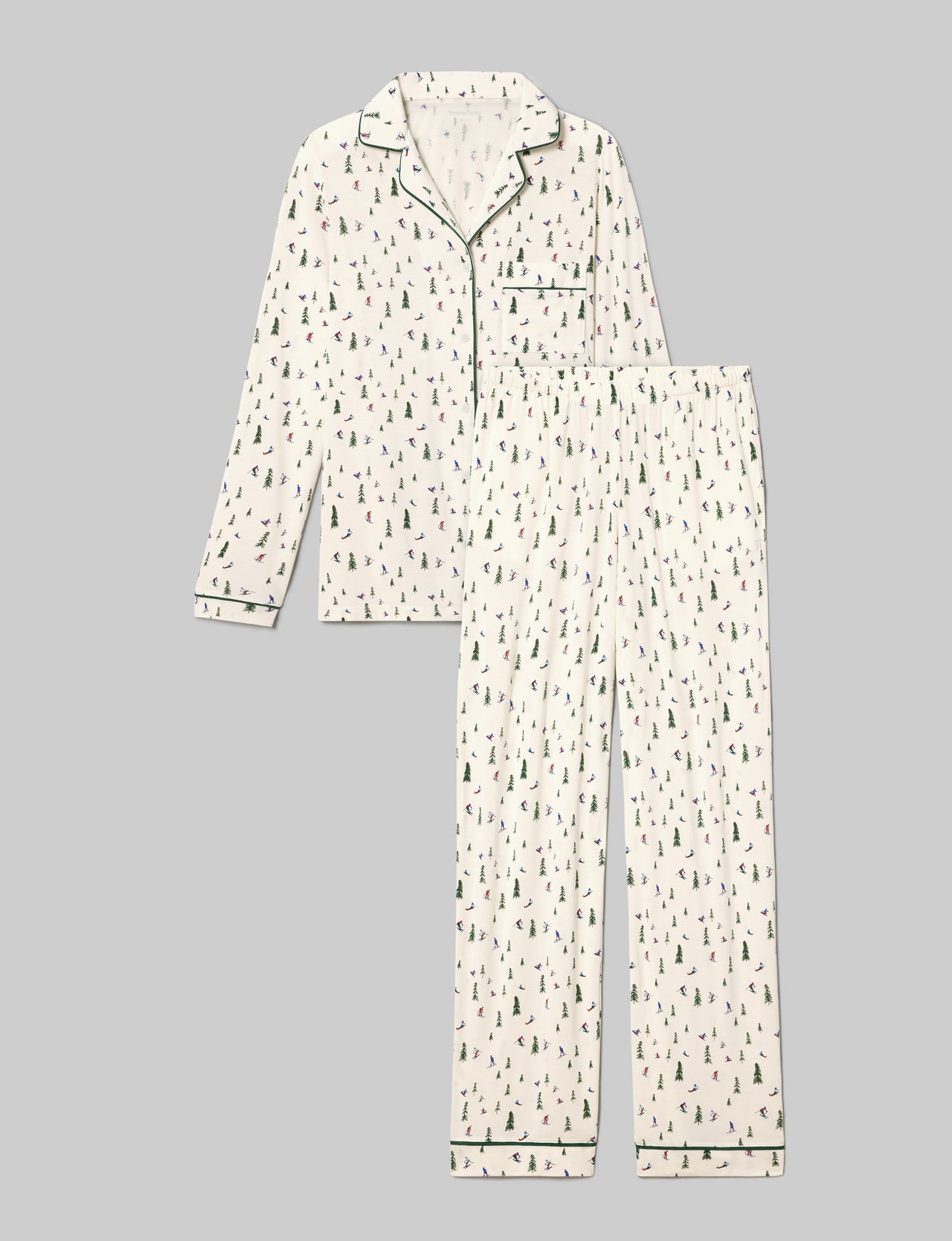 Women's Downtime Long Sleeve Pajama Top & Pant Set