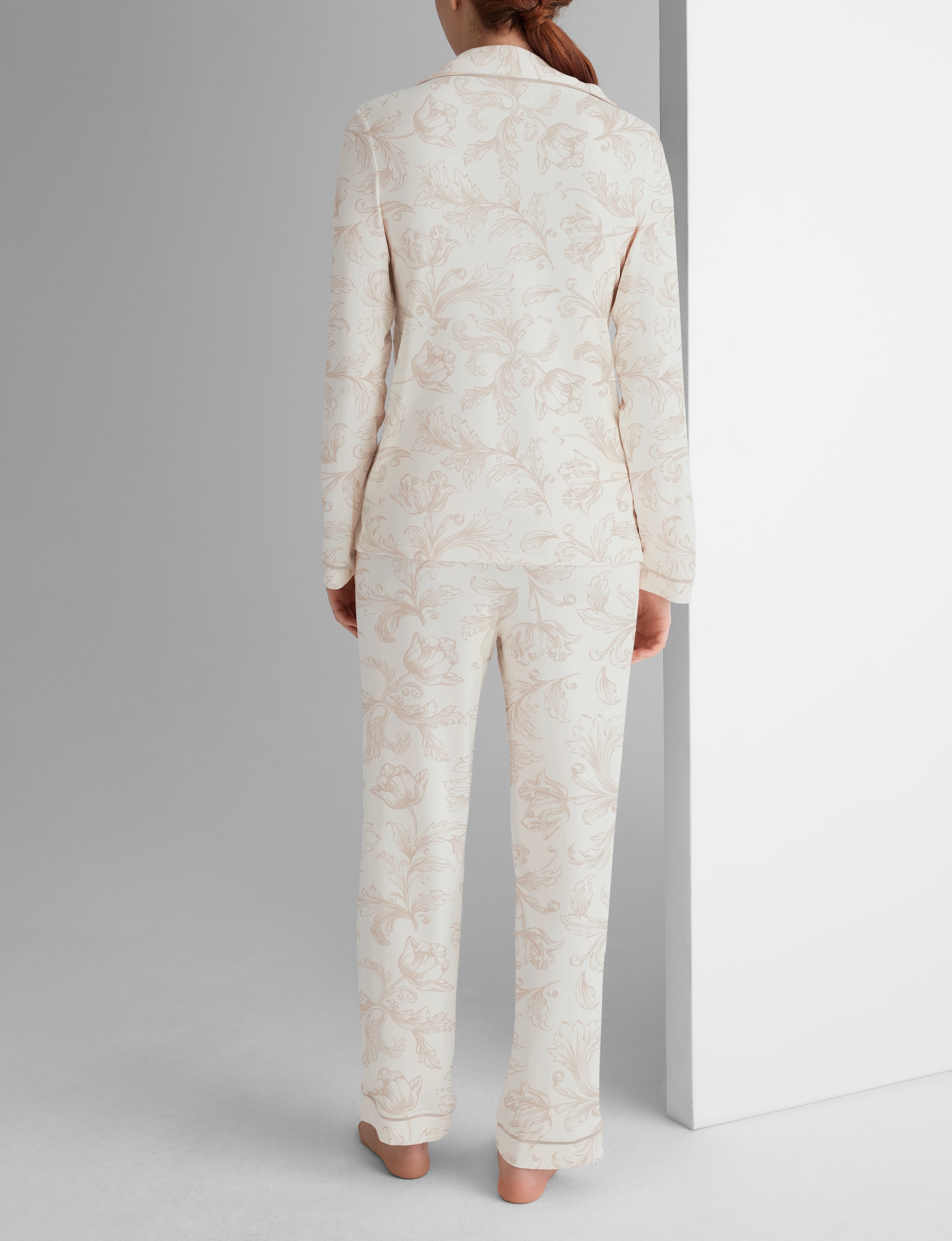 Women's Downtime Long Sleeve Pajama Top & Pant Set