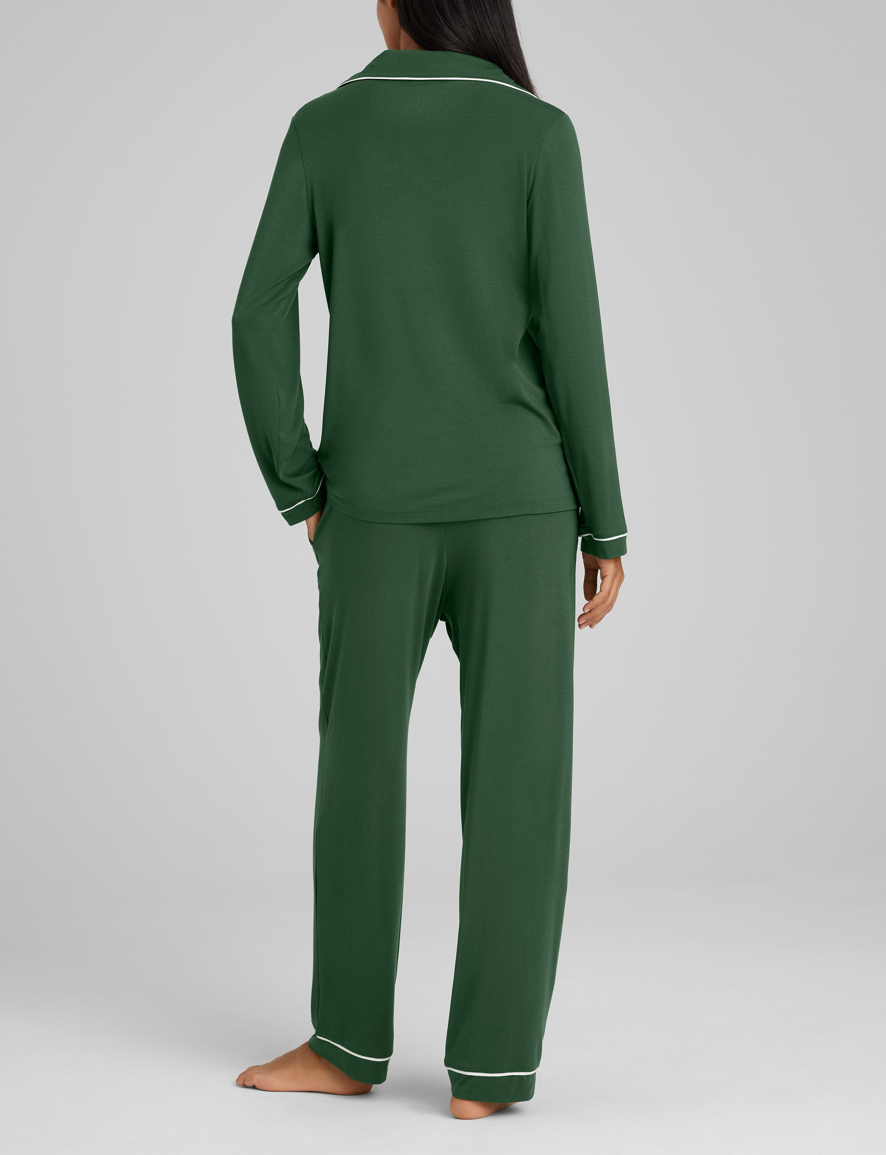 Women's Downtime Long Sleeve Pajama Top & Pant Set