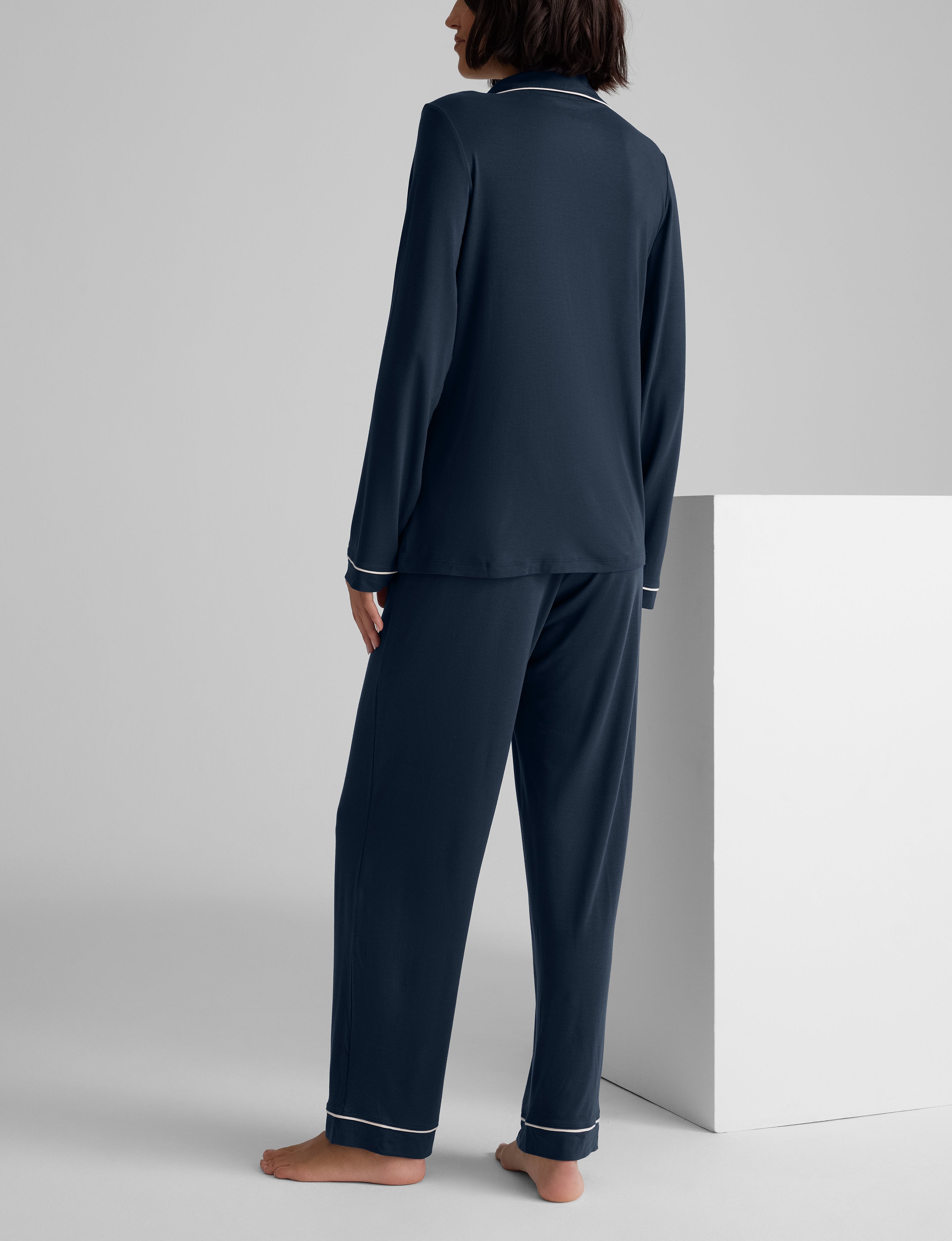 Women's Downtime Long Sleeve Pajama Top & Pant Set
