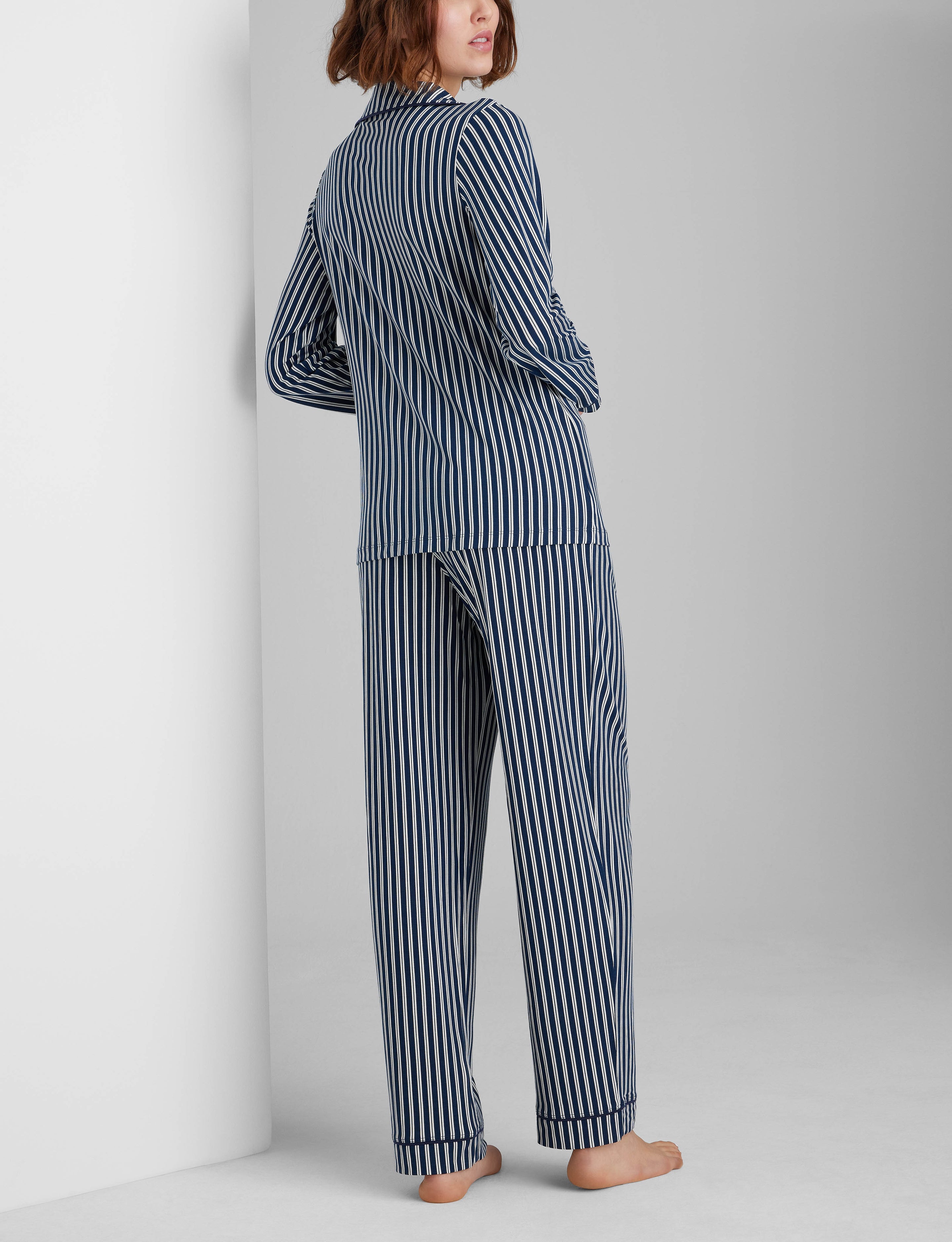 Women's Downtime Long Sleeve Pajama Top & Pant Set