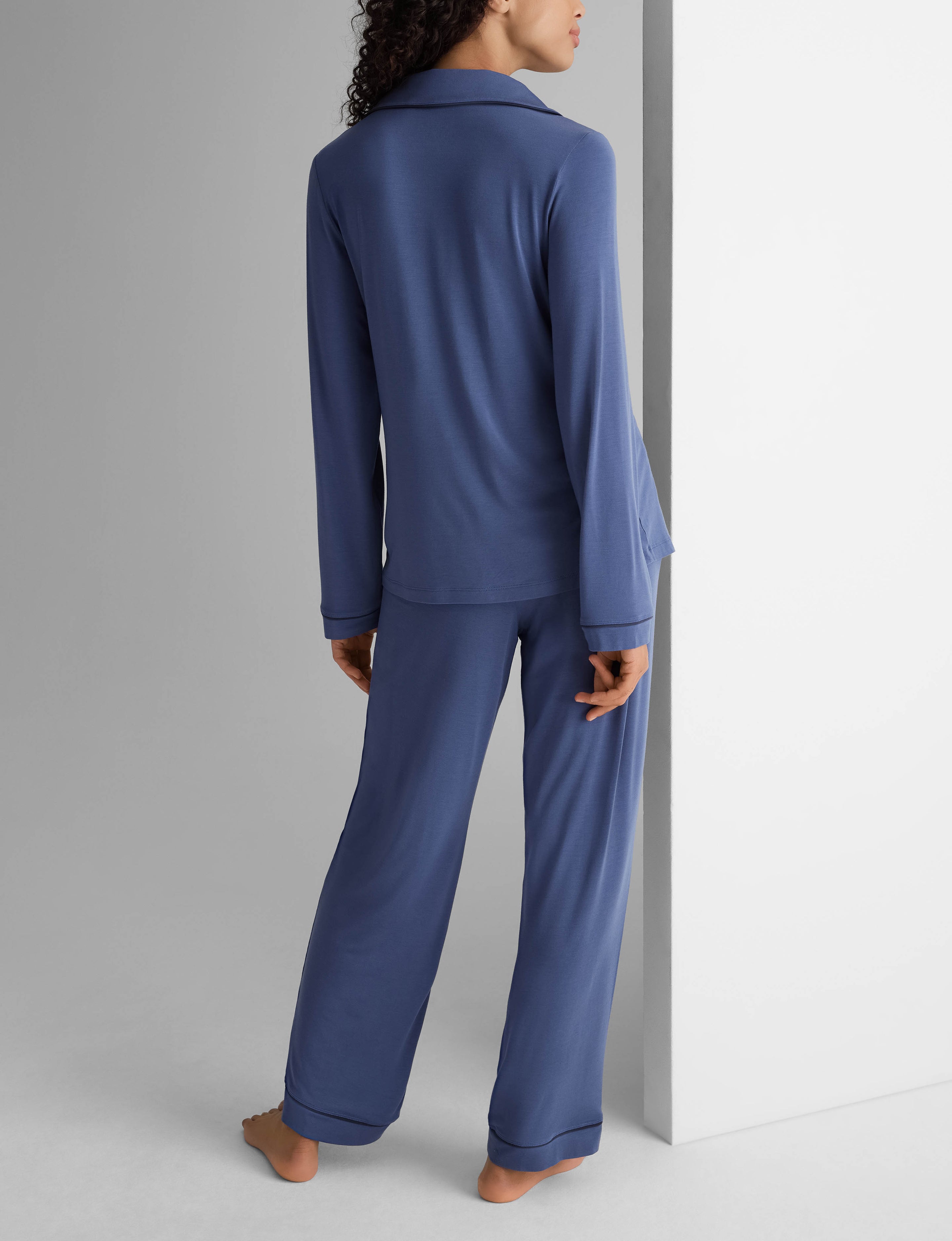 Women's Downtime Long Sleeve Pajama Top & Pant Set