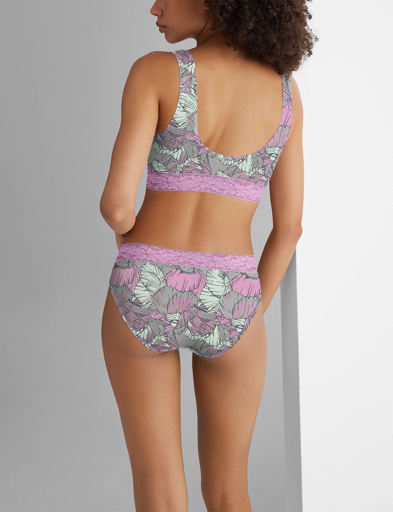 Second Skin Scoop Bralette, Lace Band