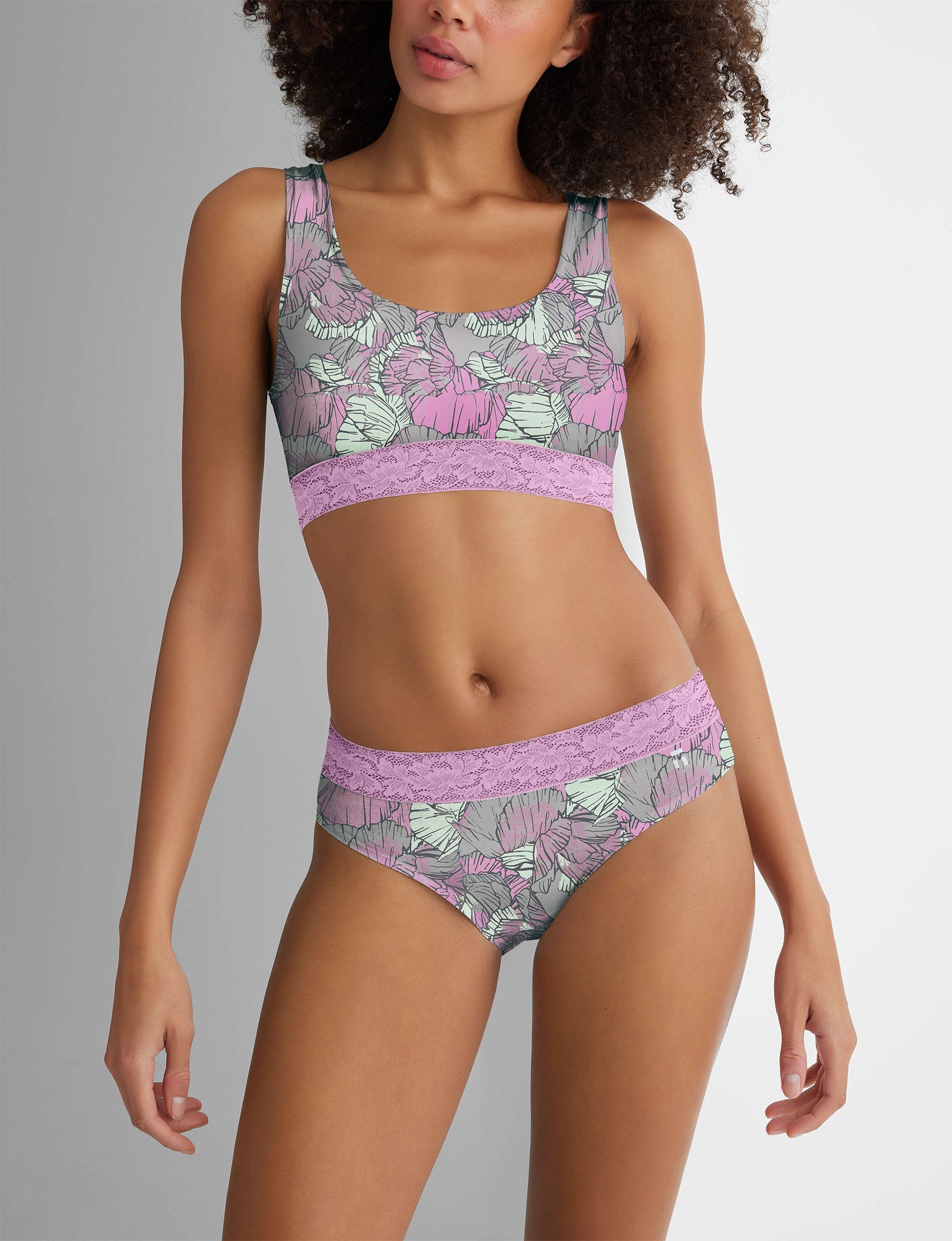 Second Skin Scoop Bralette, Lace Band