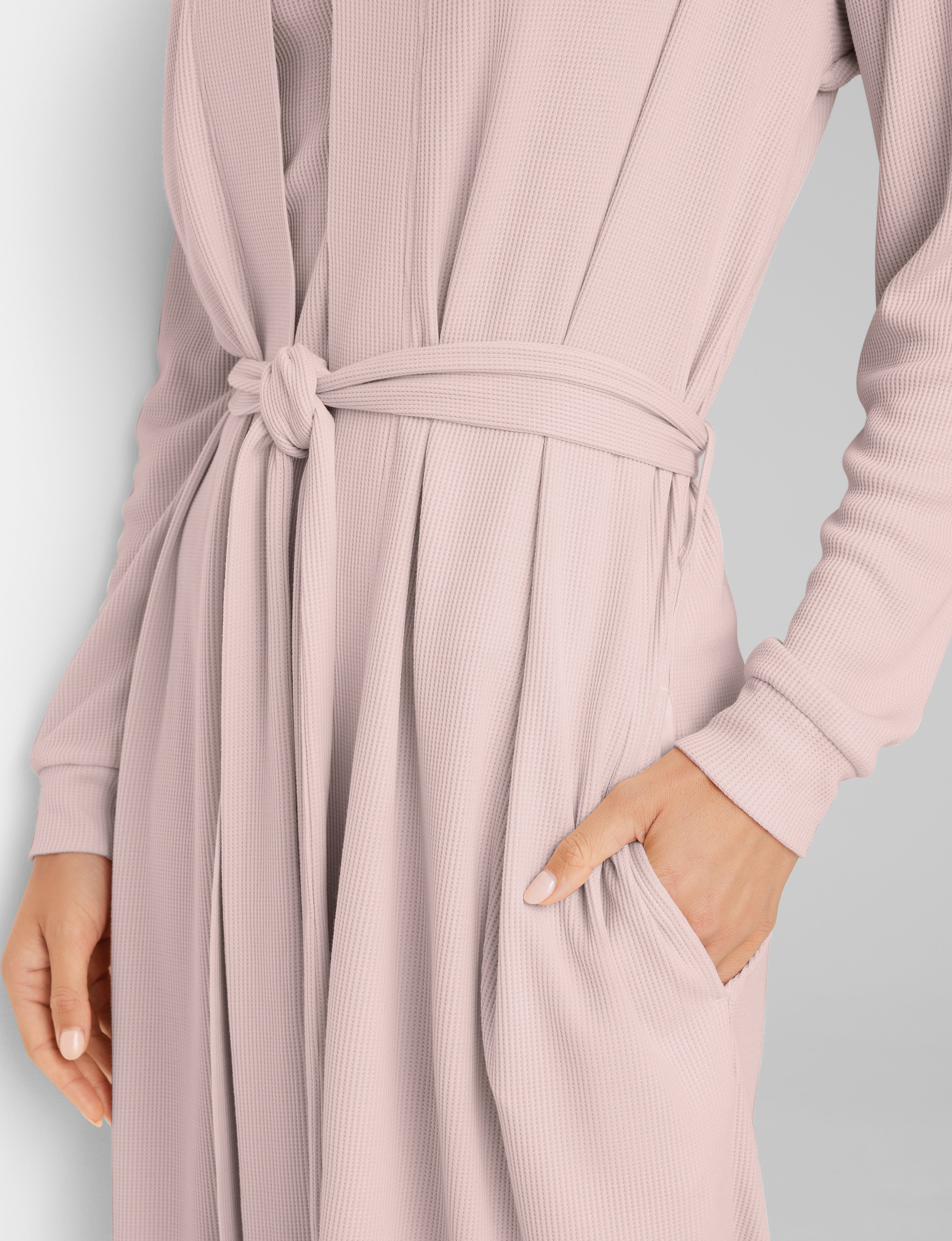 Women's Waffle Lounge Tank, Legging & Robe Set