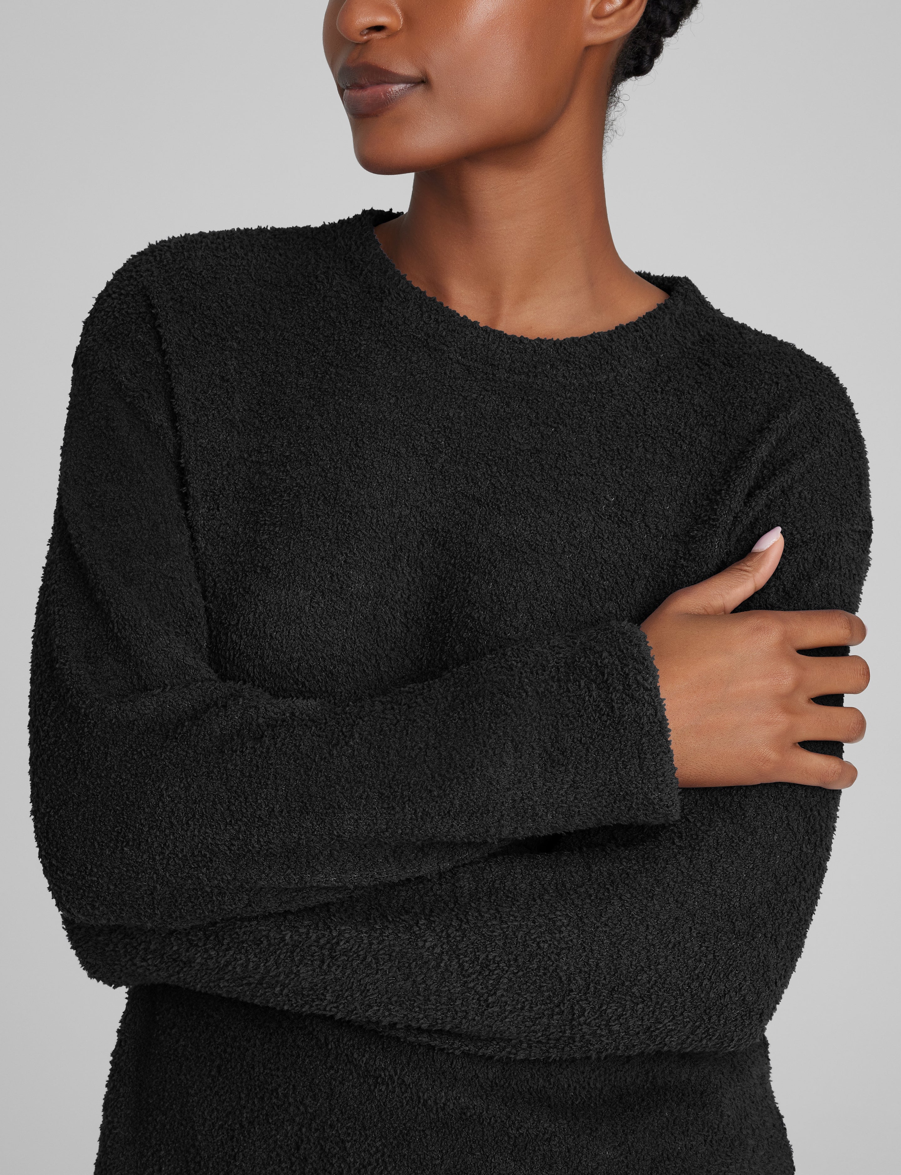 Women's Plush Crewneck Sweatshirt