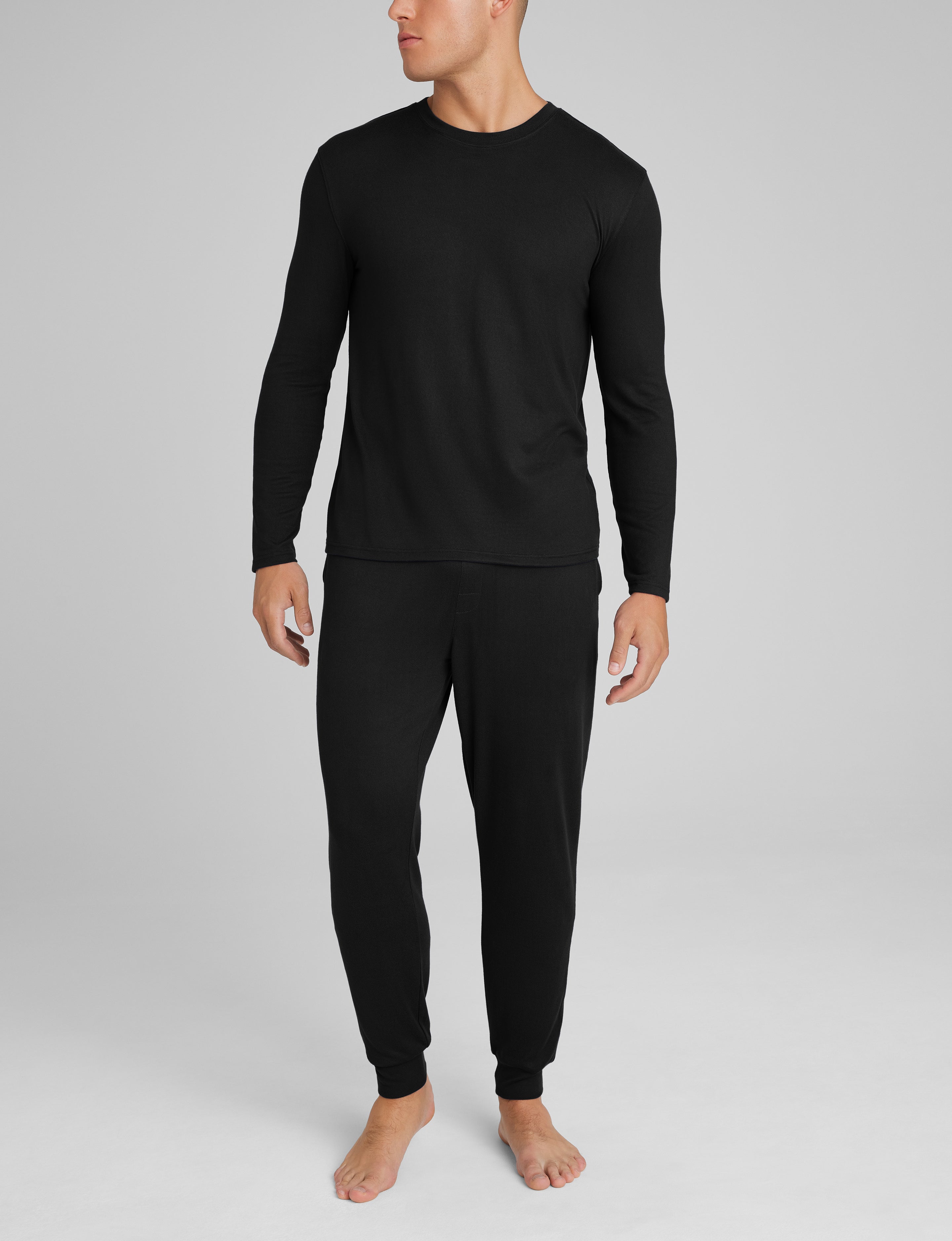 Cozy Long Sleeve Crew Neck & Jogger Set