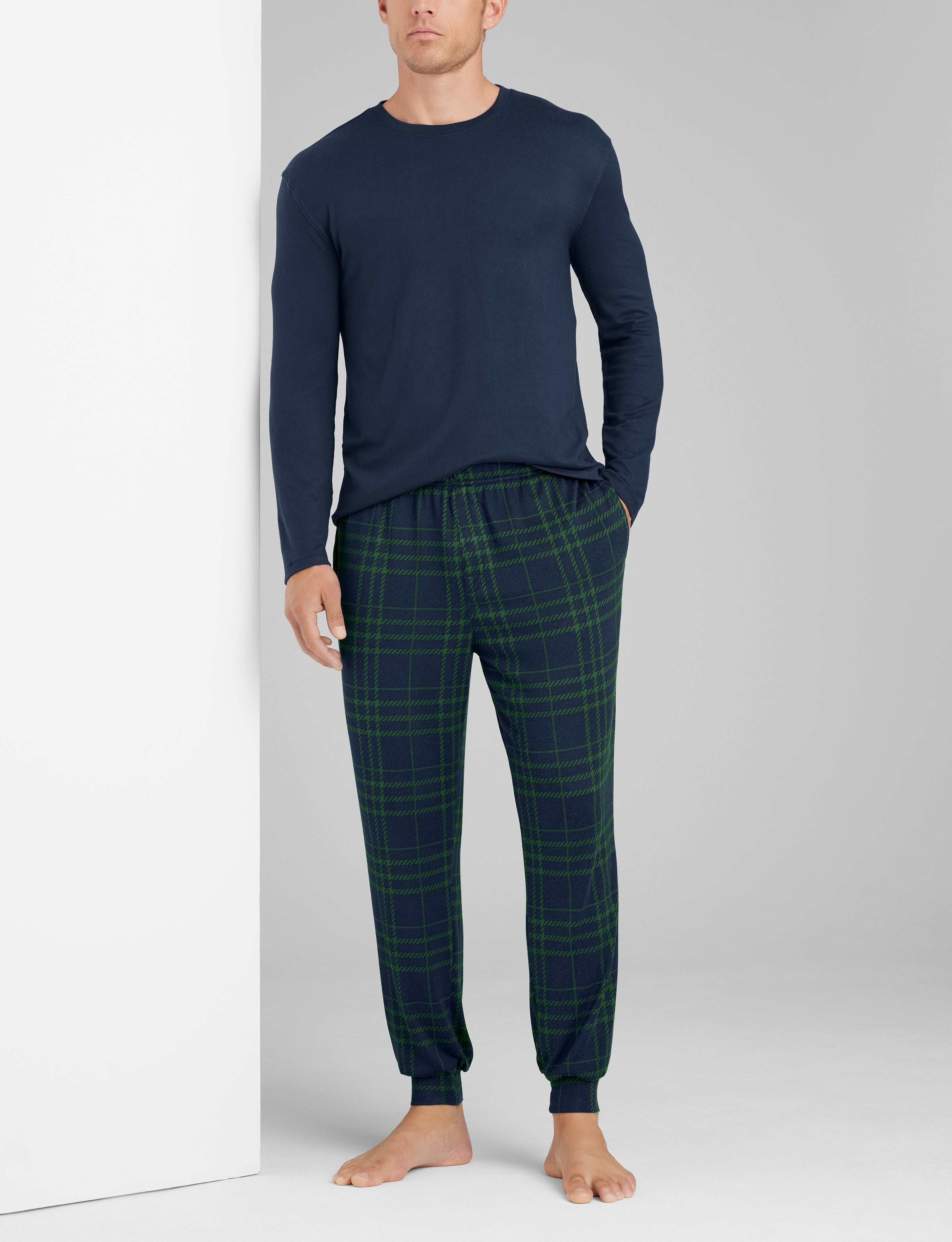 Cozy Long Sleeve Crew Neck & Jogger Set