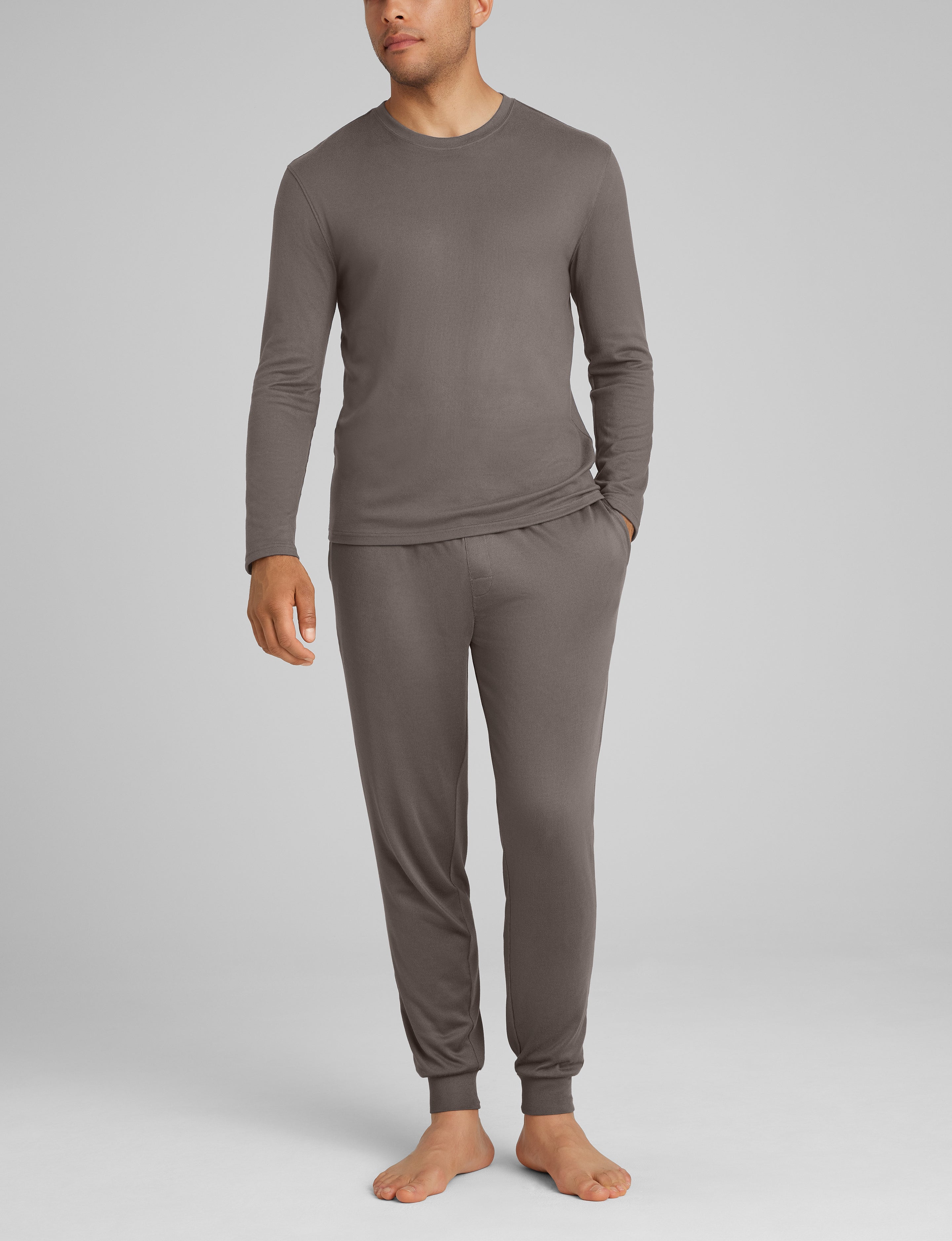 Cozy Long Sleeve Crew Neck & Jogger Set
