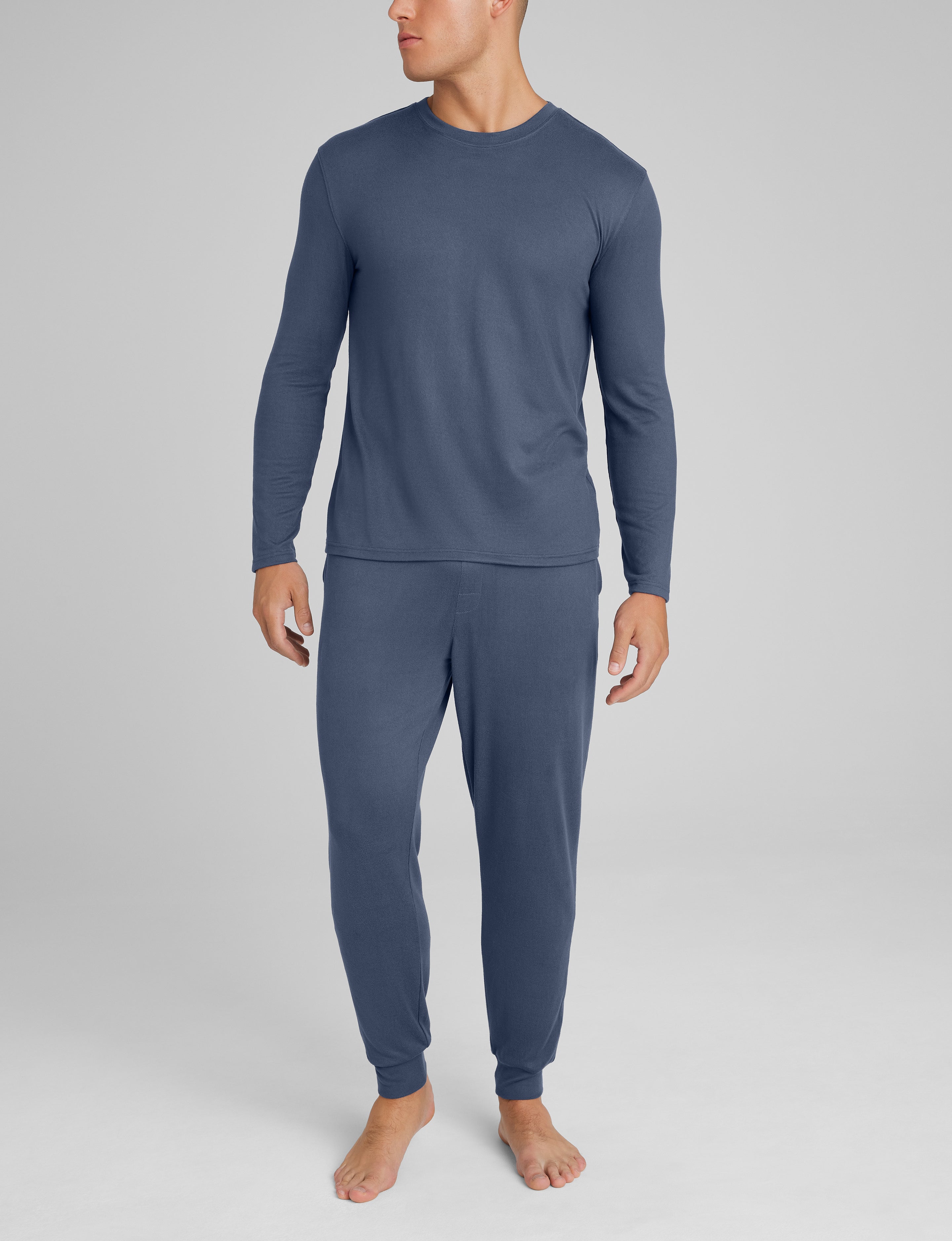 Cozy Long Sleeve Crew Neck & Jogger Set