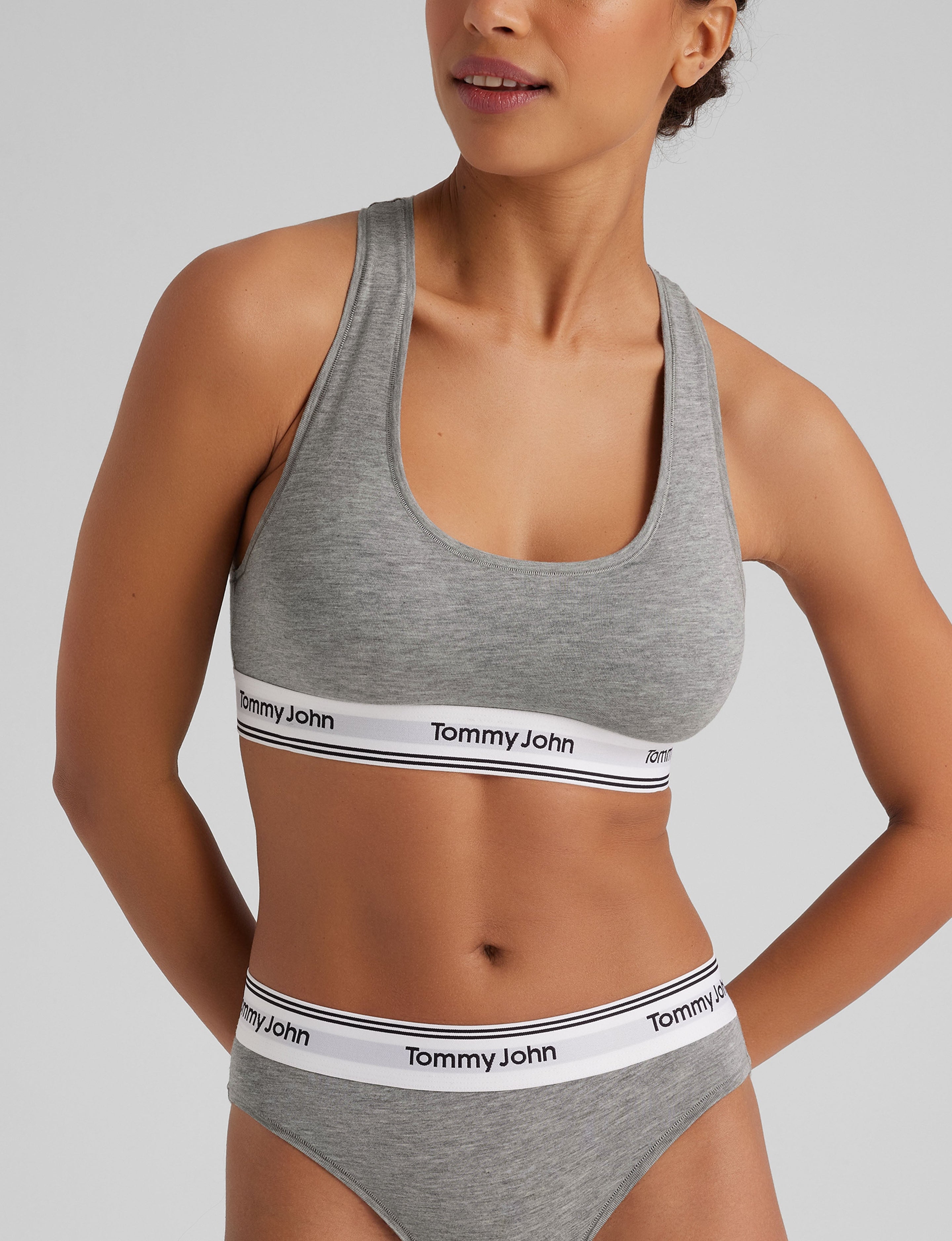 Signature Cotton Scoop Bralette