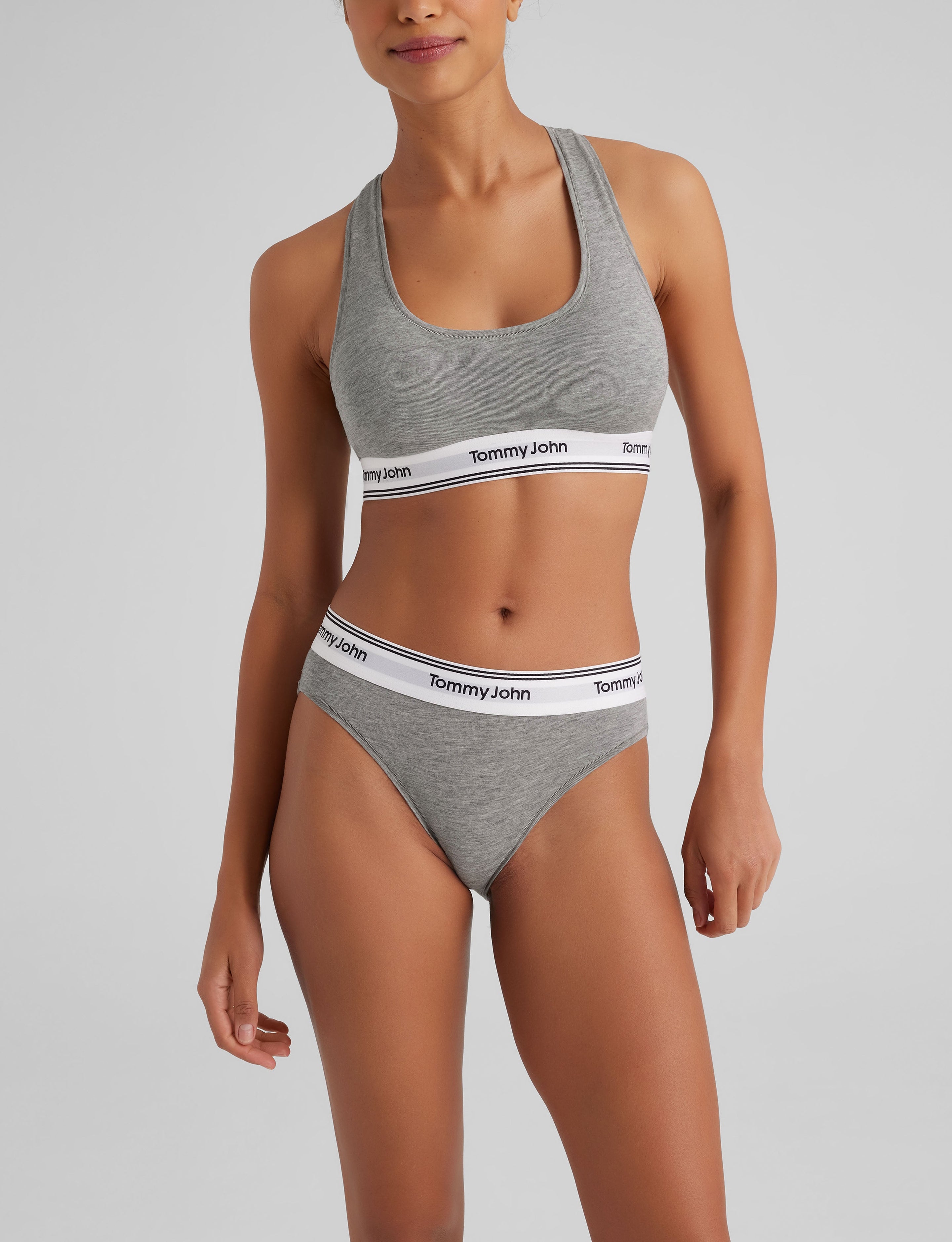 Signature Cotton Scoop Bralette