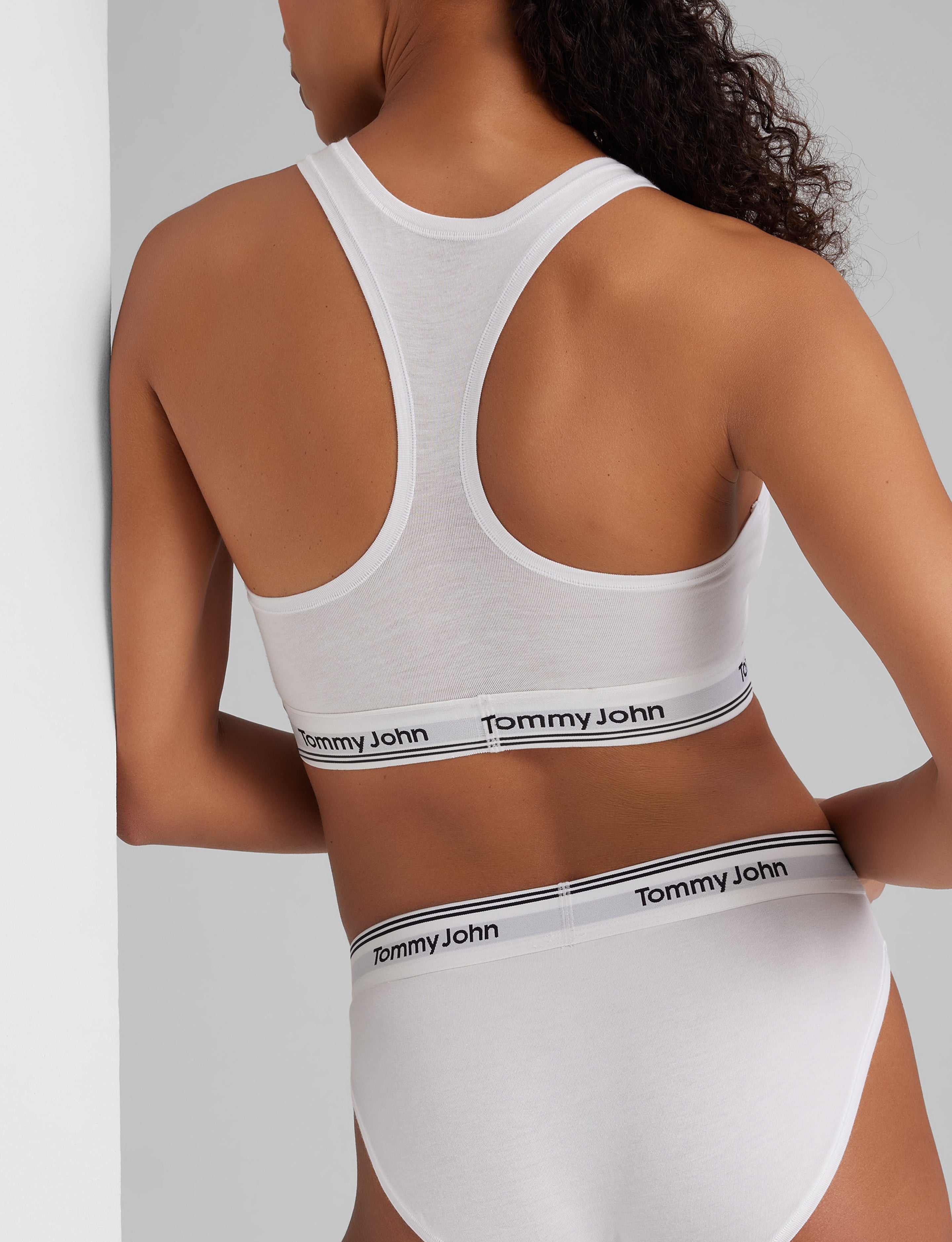 Signature Cotton Scoop Bralette