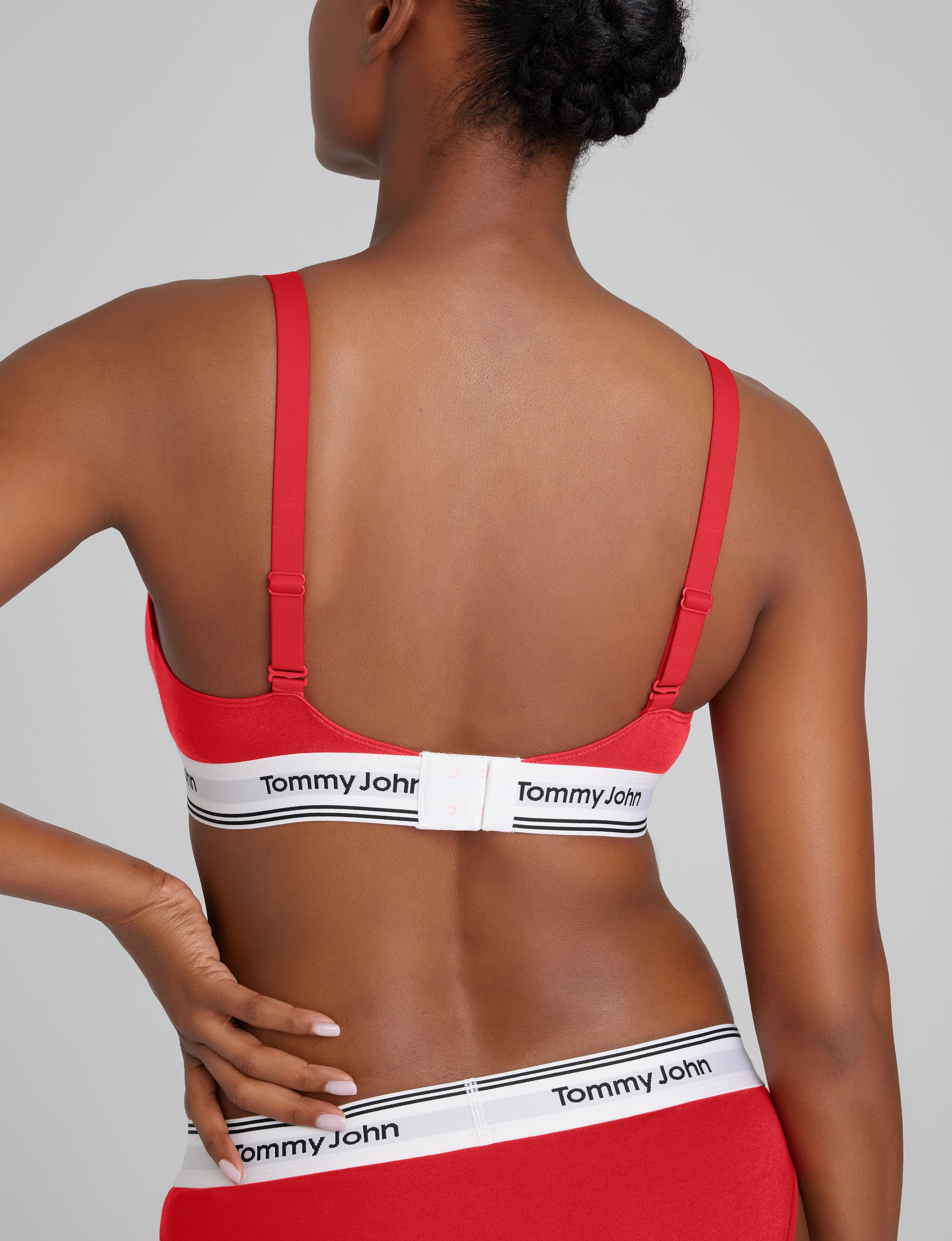 Signature Cotton Triangle Bralette