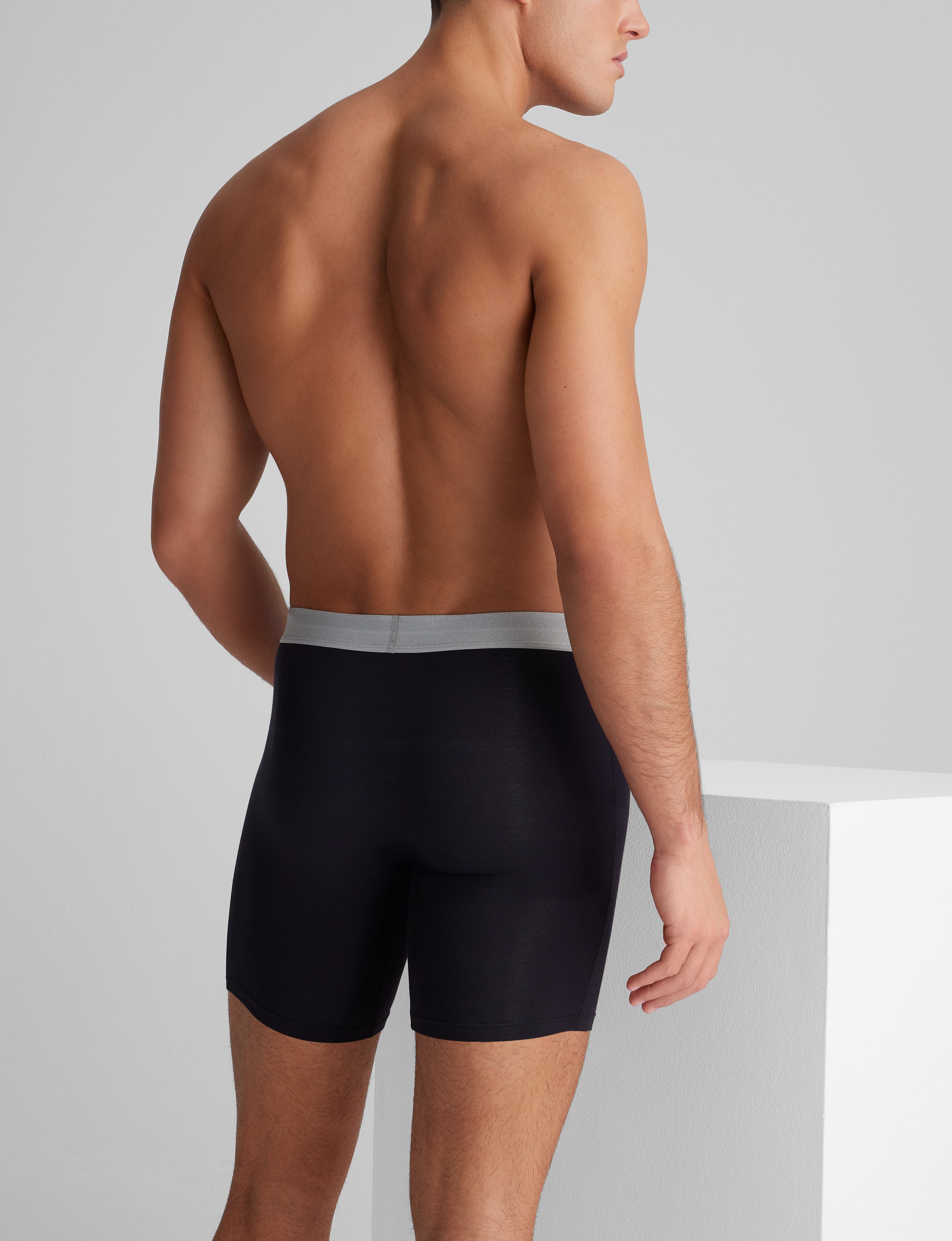 Cool Cotton Mid-Length Boxer Brief 6" (3-Pack)