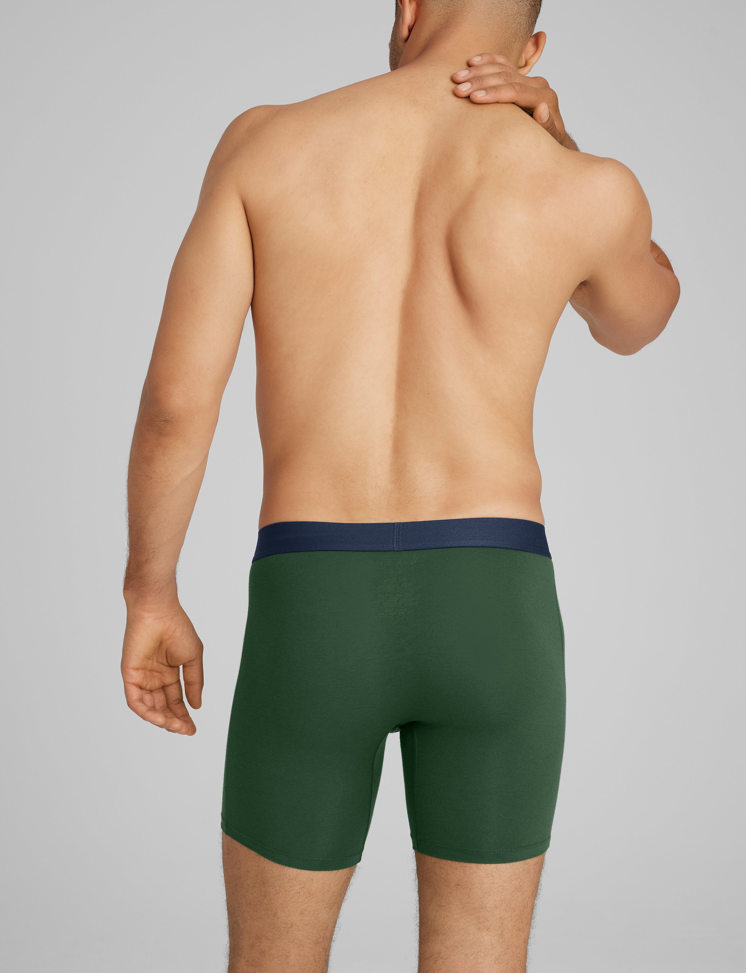 Cool Cotton Mid-Length Boxer Brief 6"