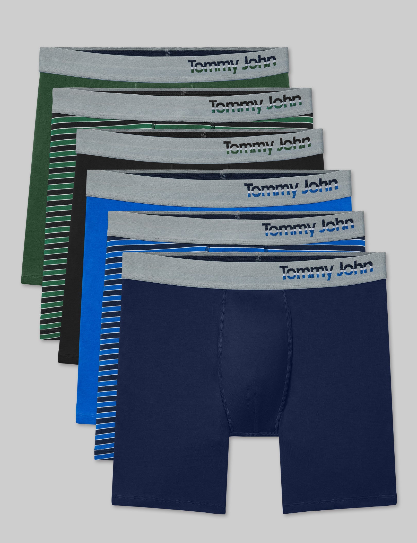 Cool Cotton Mid-Length Boxer Brief 6" (6-Pack)