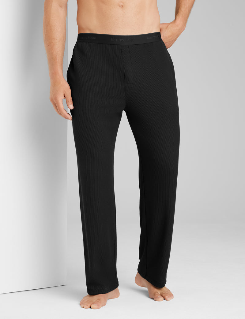 Waffle Pant::Black