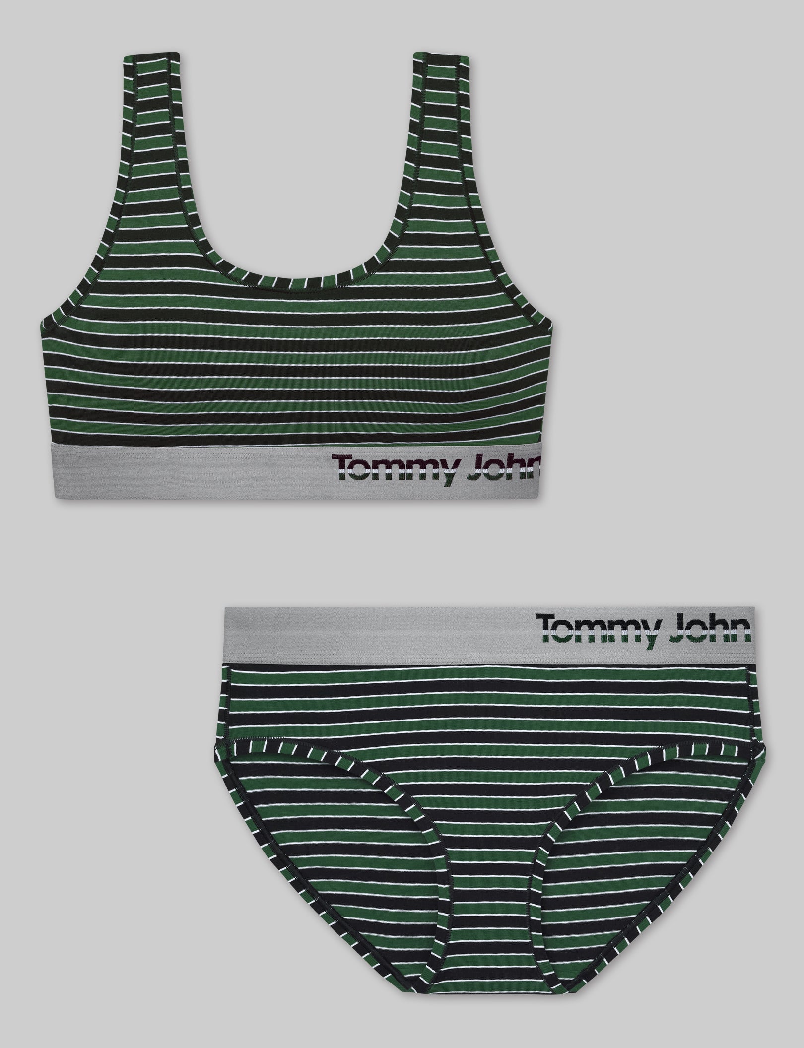 Cool Cotton Scoop Bralette & Brief Set