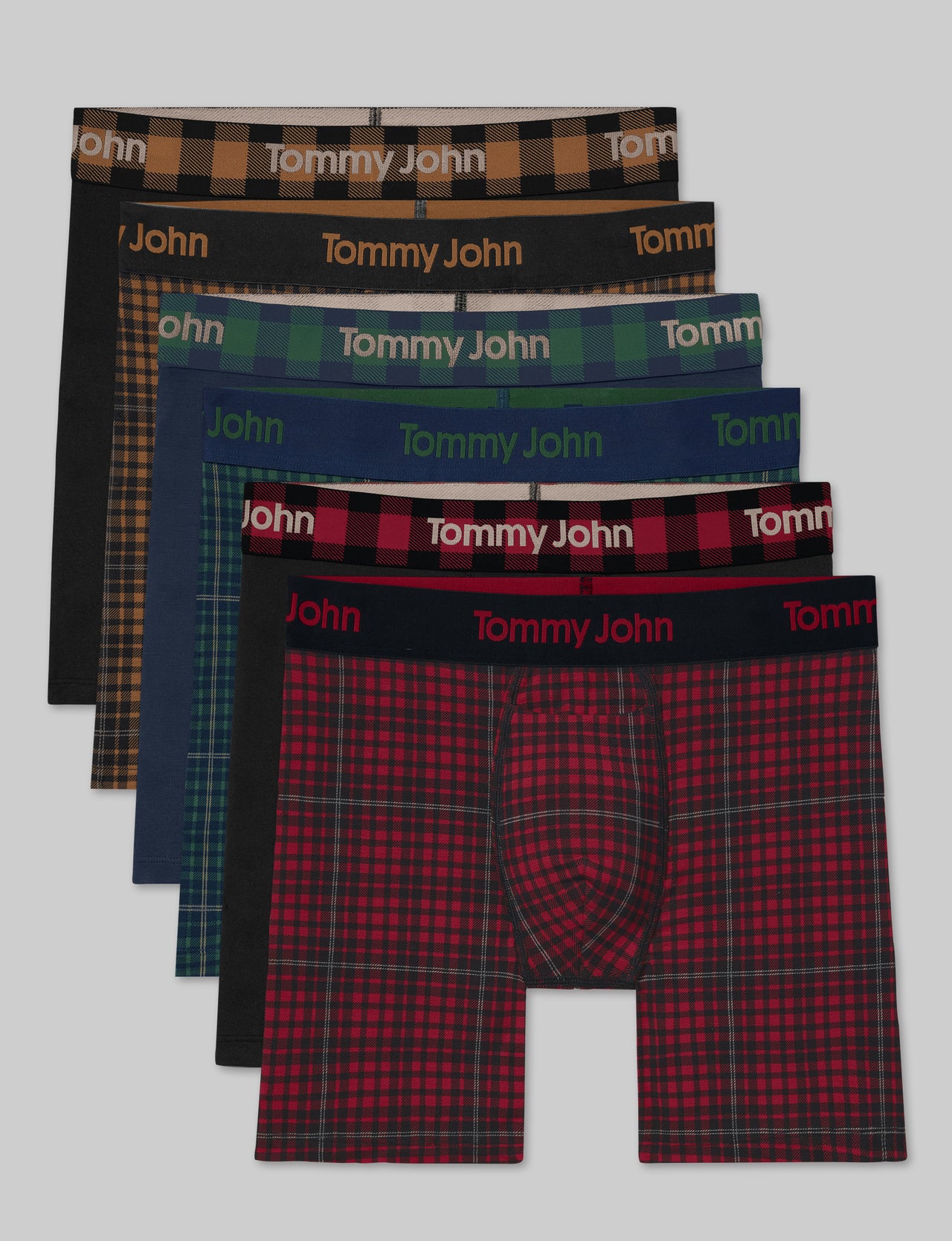 Second Skin Mid-Length Boxer Brief 6" (6-Pack)