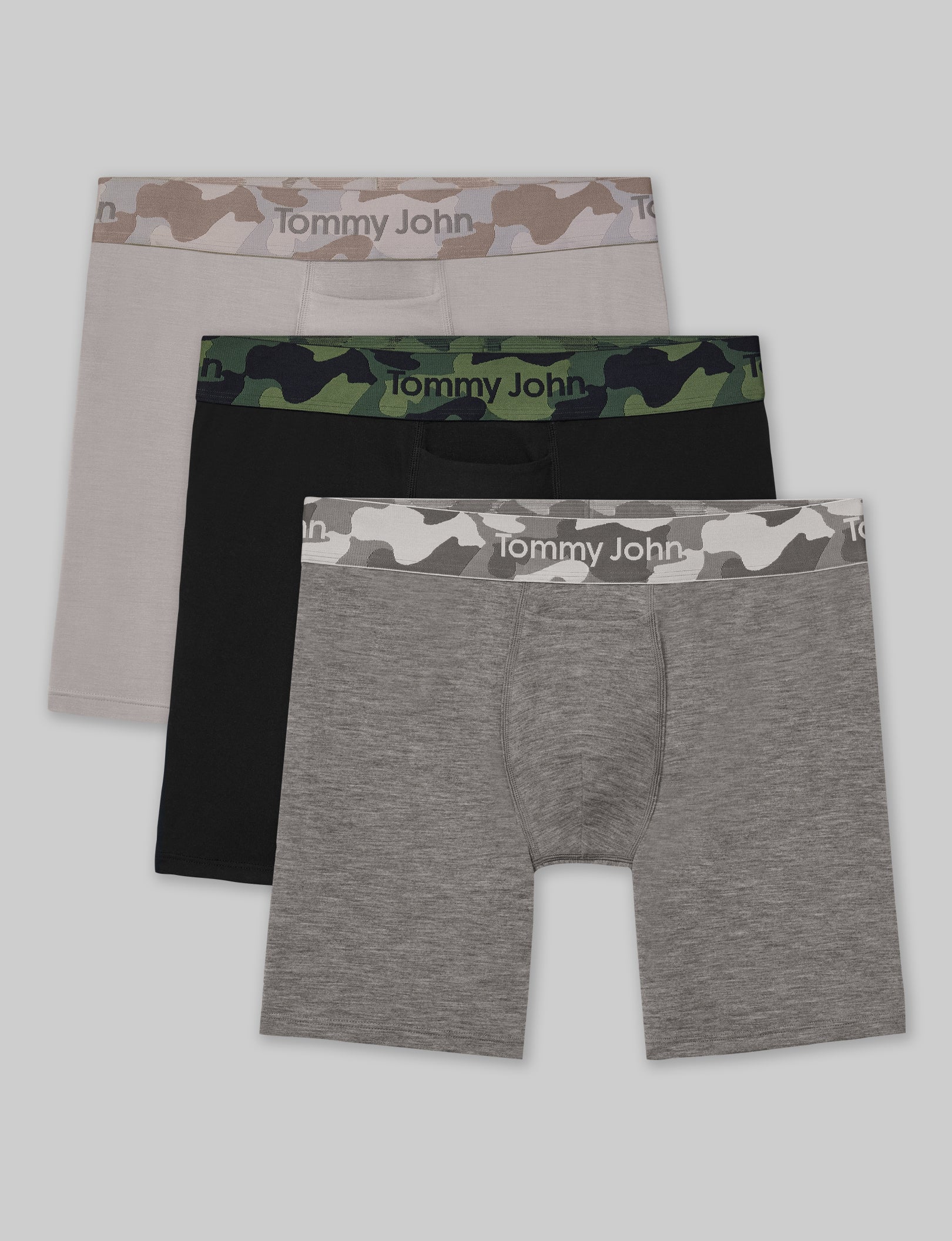 Second Skin Mid-Length Boxer Brief 6" (3-Pack)