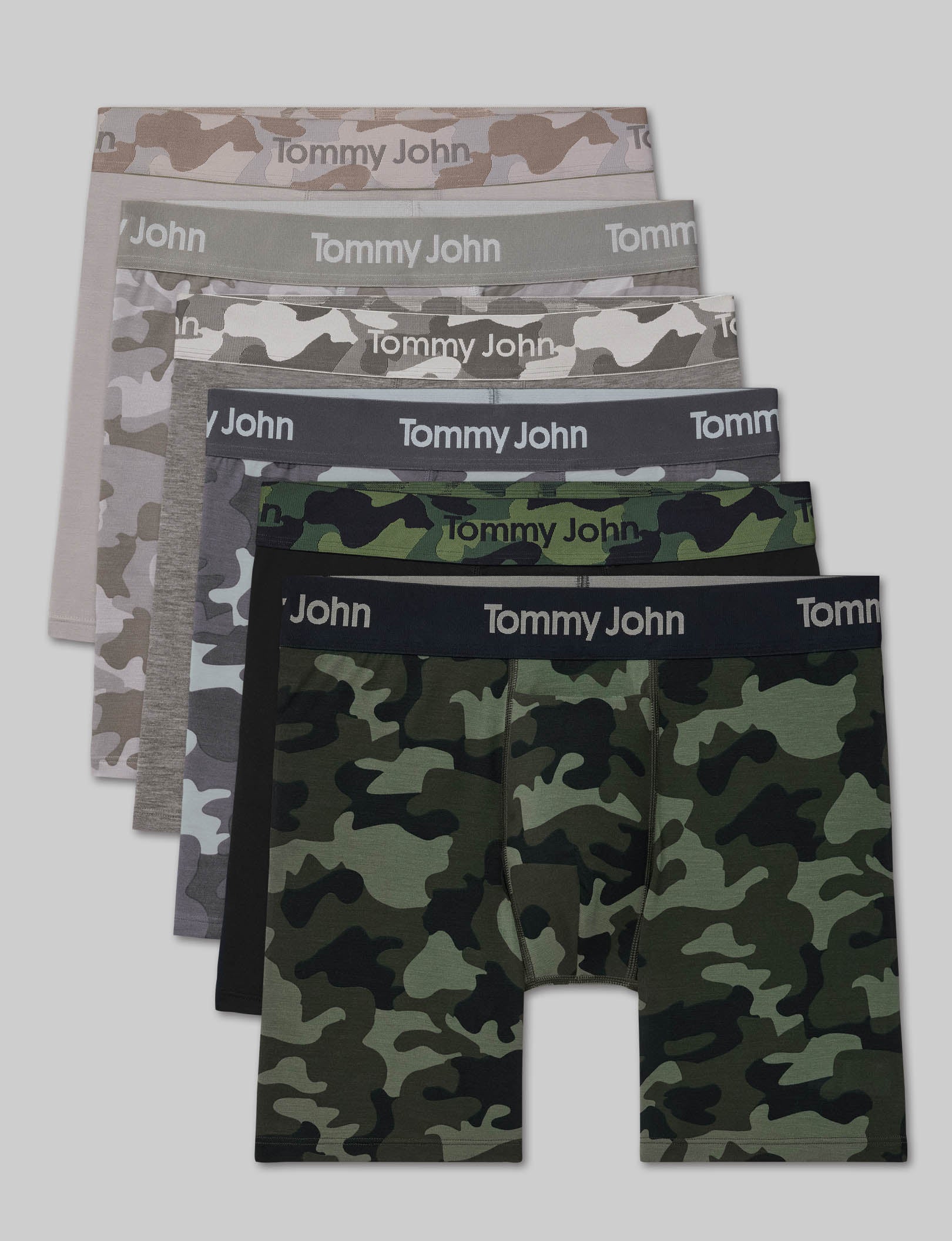 Second Skin Mid-Length Boxer Brief 6" (6-Pack)