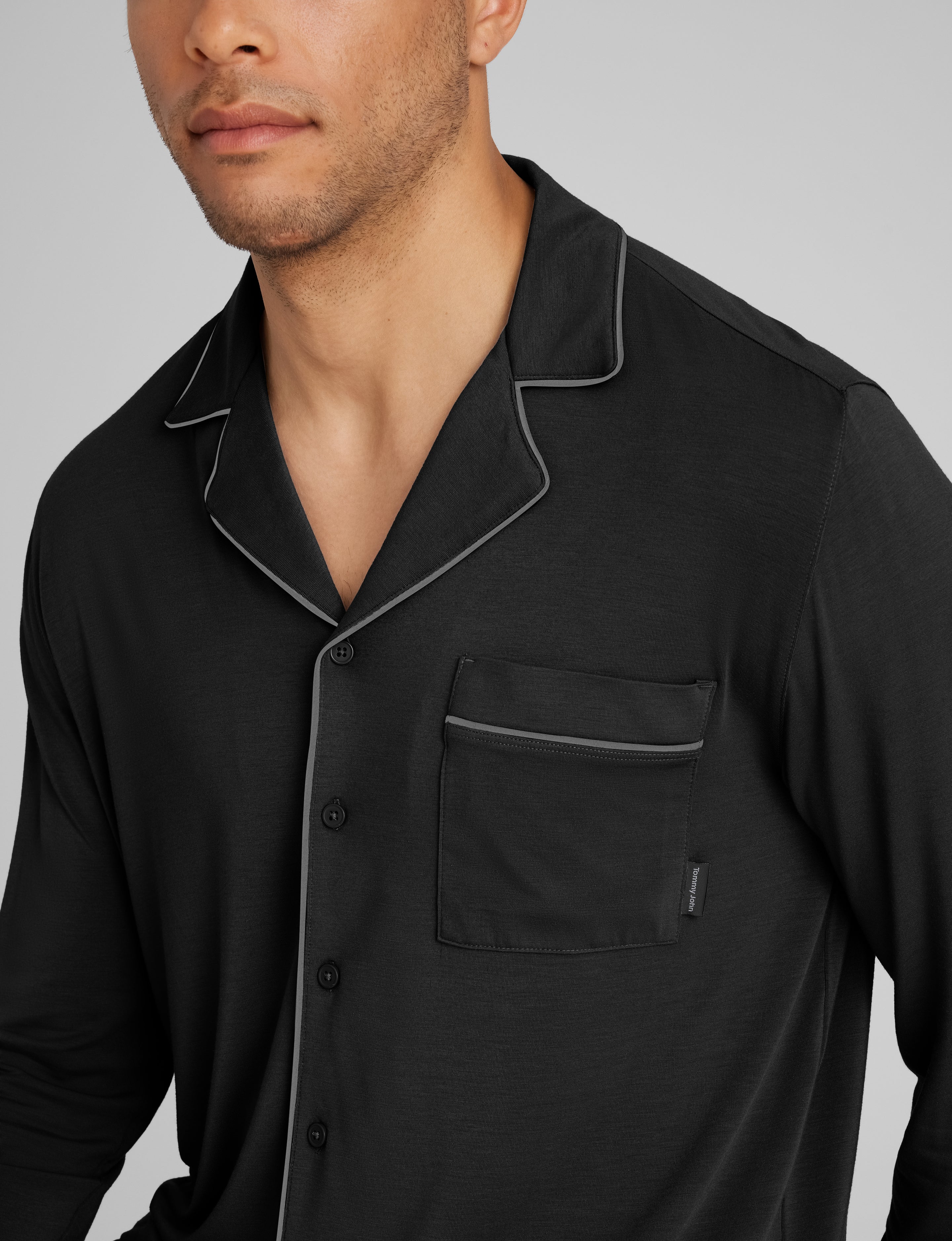 Downtime Long Sleeve Pajama Top & Pant Set