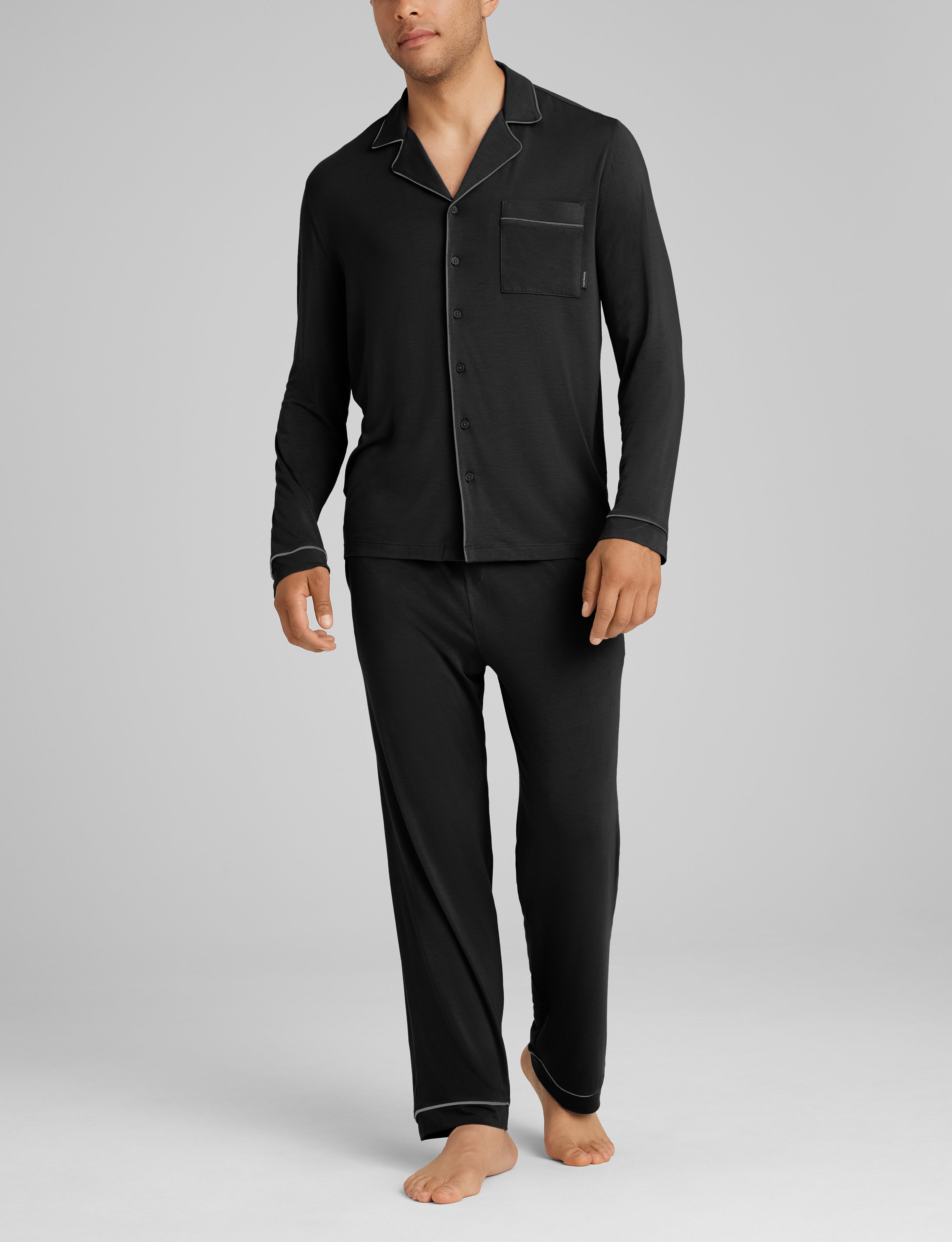Downtime Long Sleeve Pajama Top & Pant Set