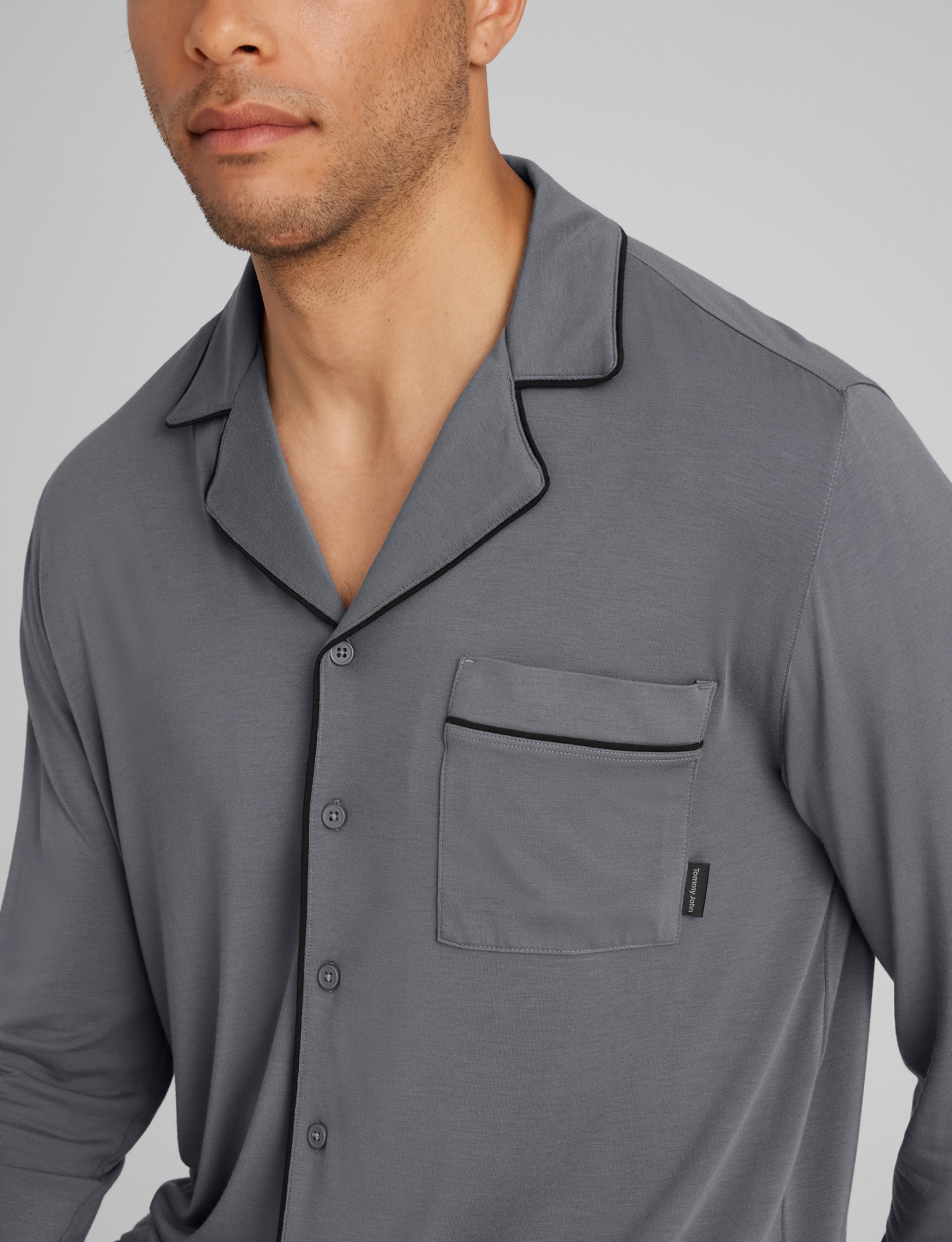 Downtime Long Sleeve Pajama Top & Pant Set