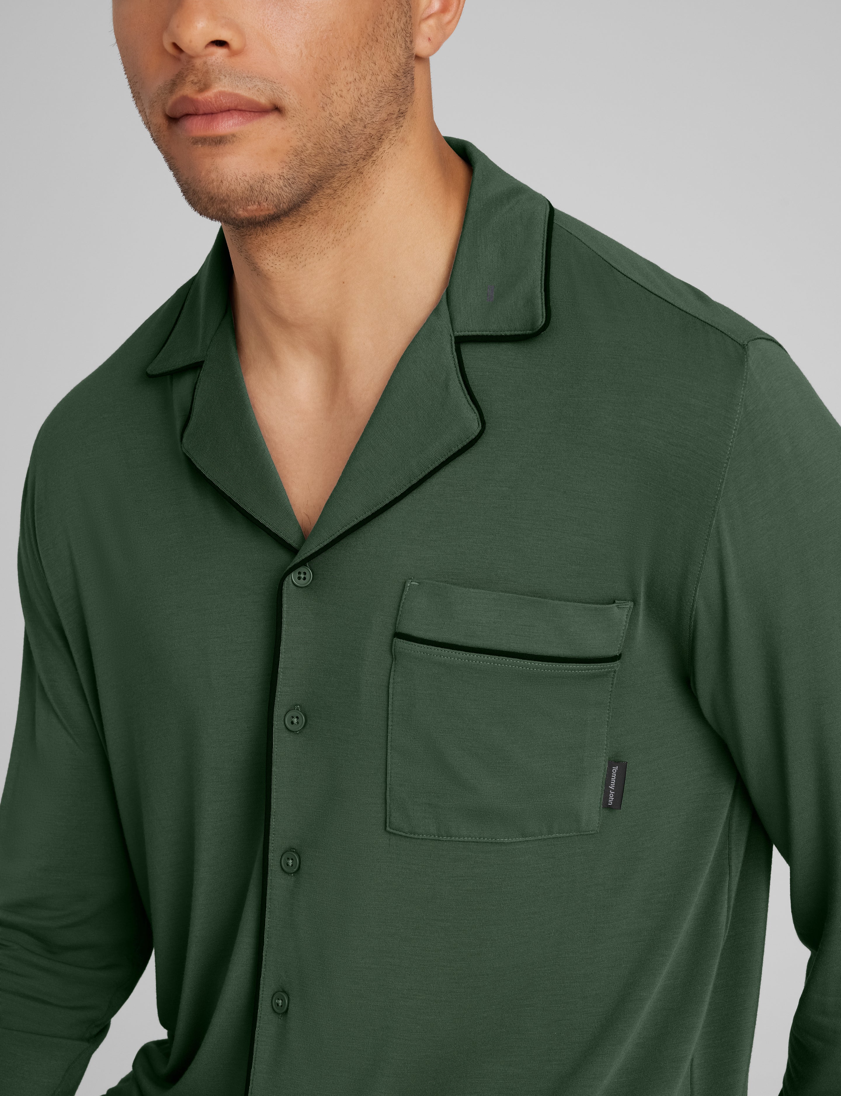 Downtime Long Sleeve Pajama Top & Pant Set