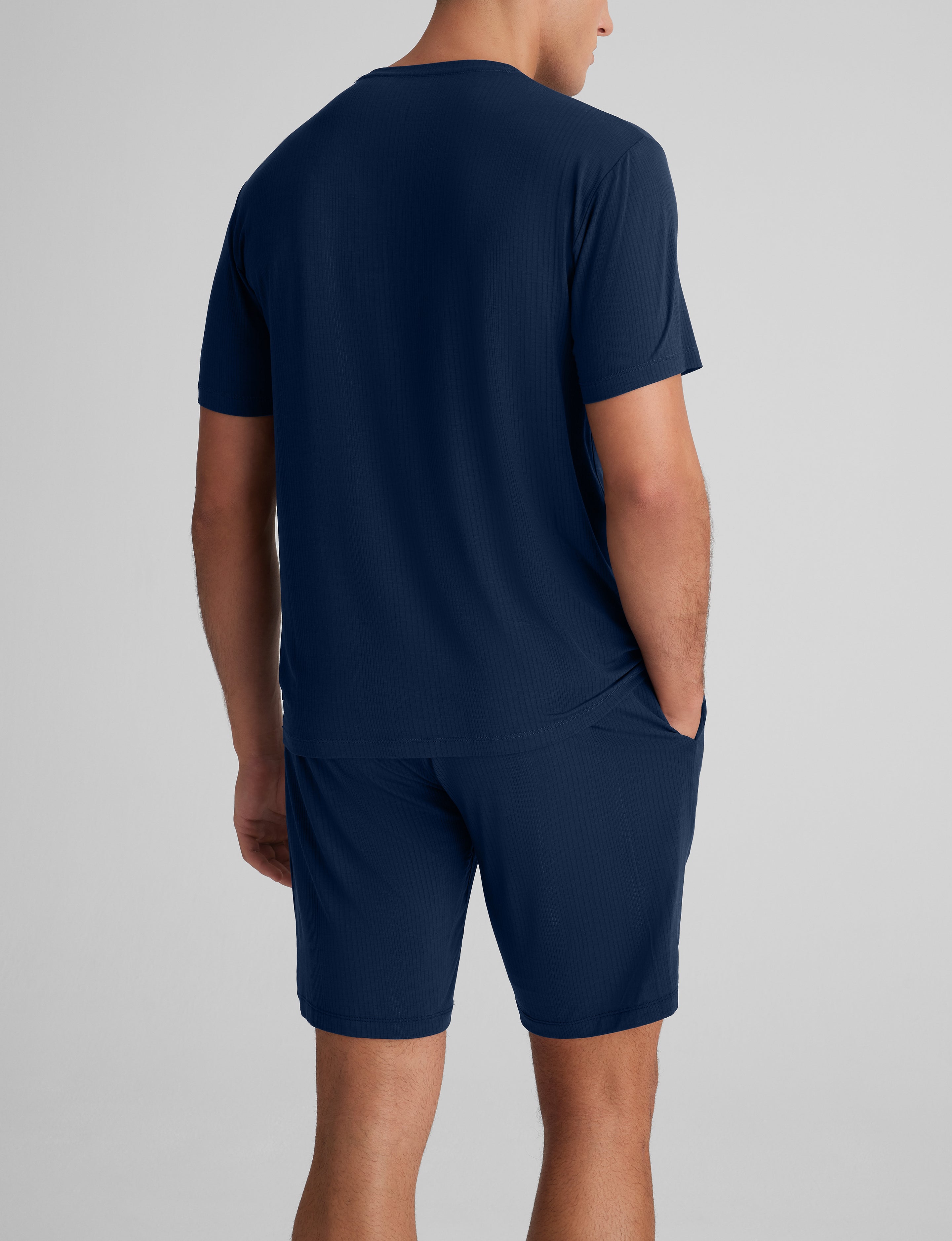 Second Skin Luxe Rib Sleep Tee & Short Set