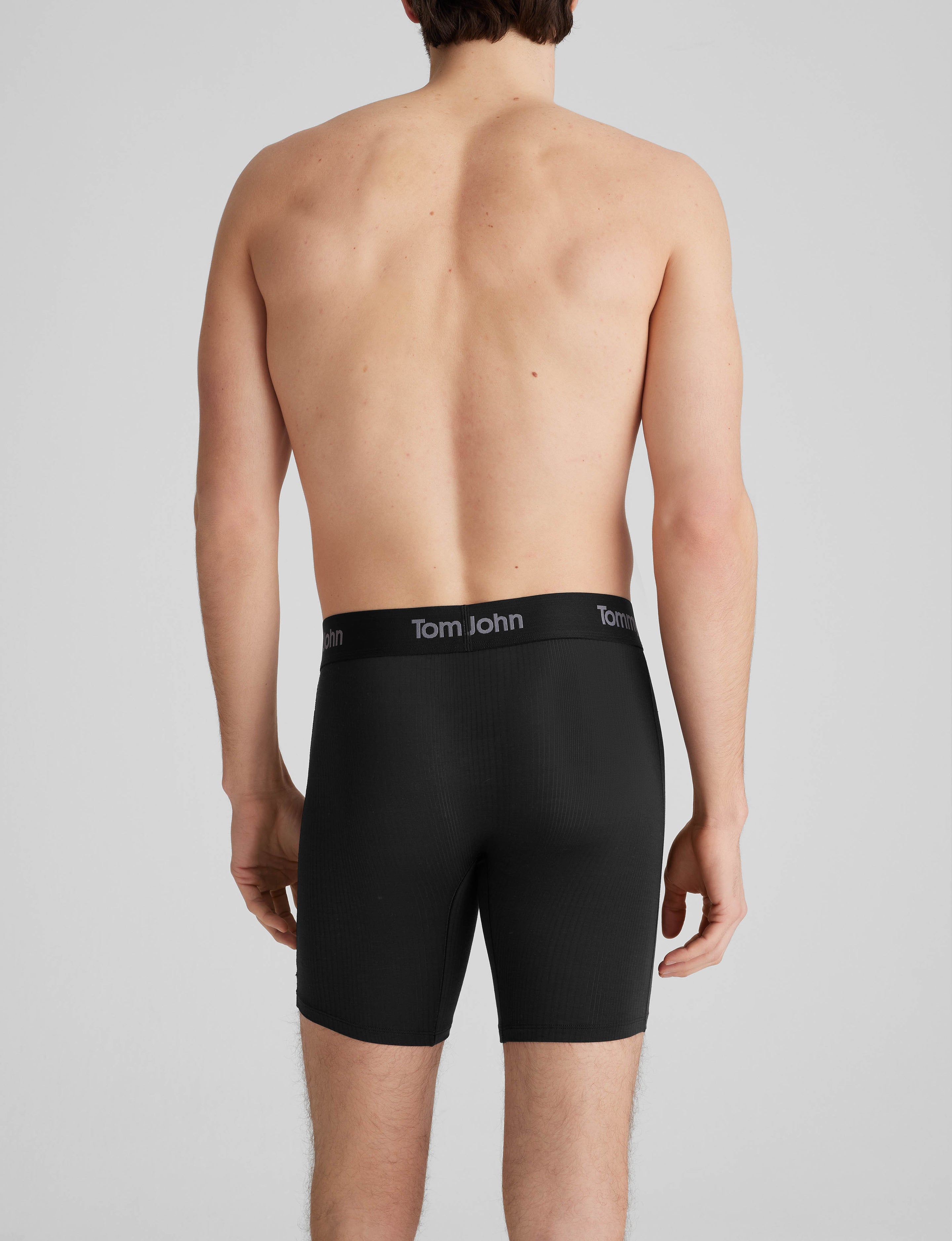 Second Skin Luxe Rib Mid-Length Boxer Brief 6"