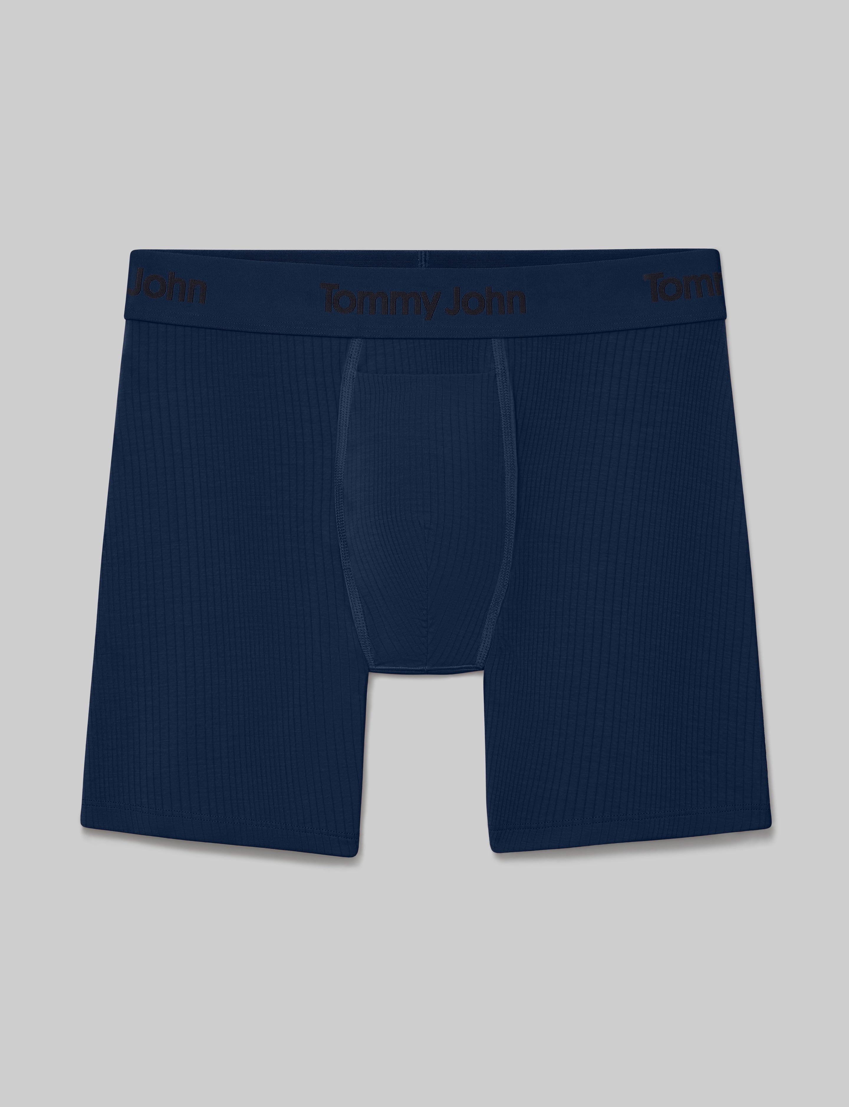 Second Skin Luxe Rib Mid-Length Boxer Brief 6"