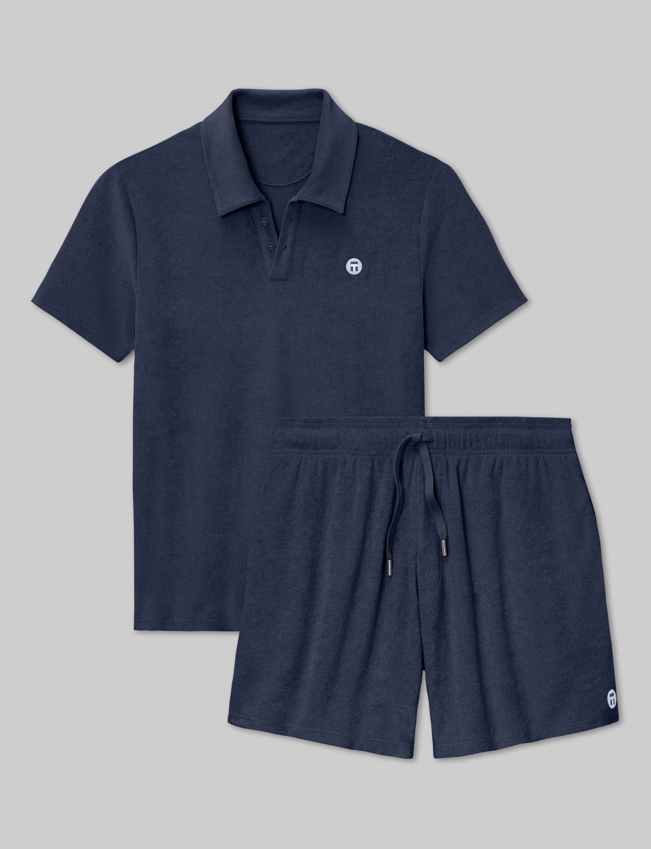 Cabana Terry Polo & Short Set