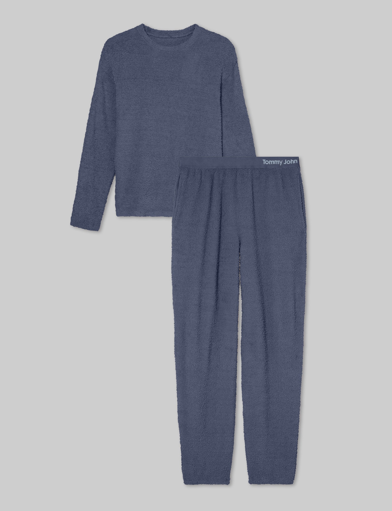 Women's Plush Crewneck Sweatshirt & Jogger Set